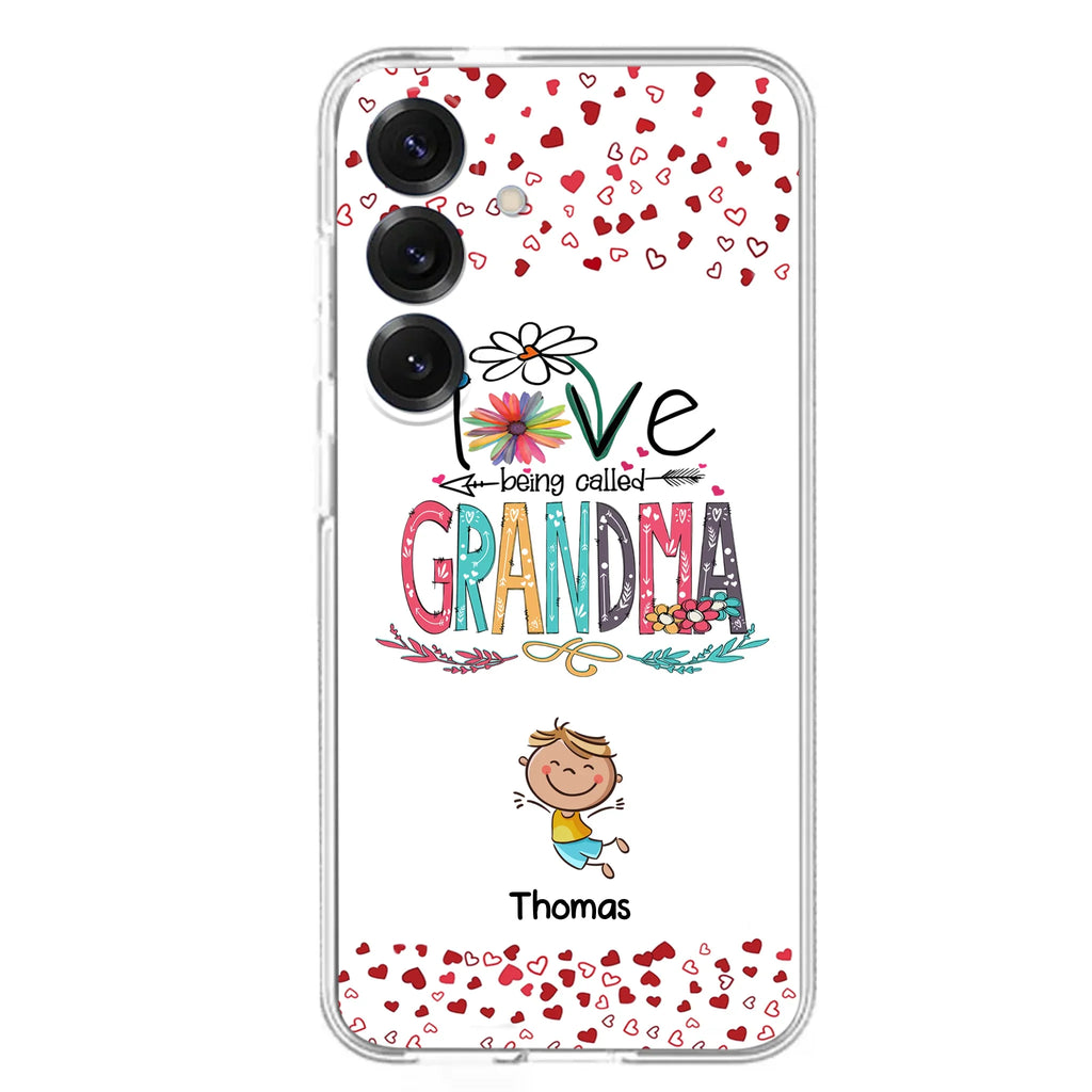 Custom Personalized Blessed To Be Called Nana Phone Case - Upto 5 Kids - Gift Idea For Nana/ Mama/Kids - Case For iPhone And Samsung