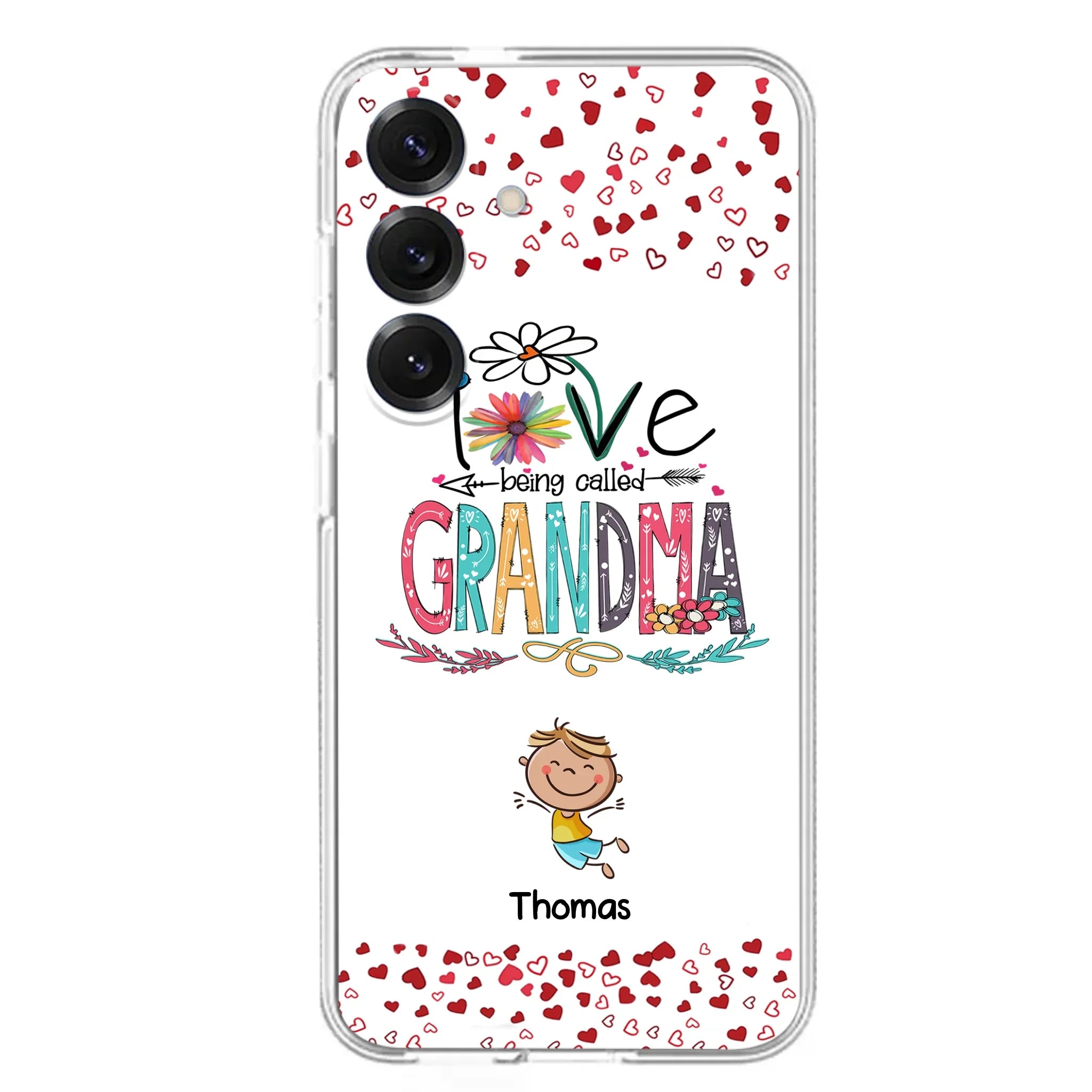 Custom Personalized Blessed To Be Called Nana Phone Case - Upto 5 Kids - Gift Idea For Nana/ Mama/Kids - Case For iPhone And Samsung