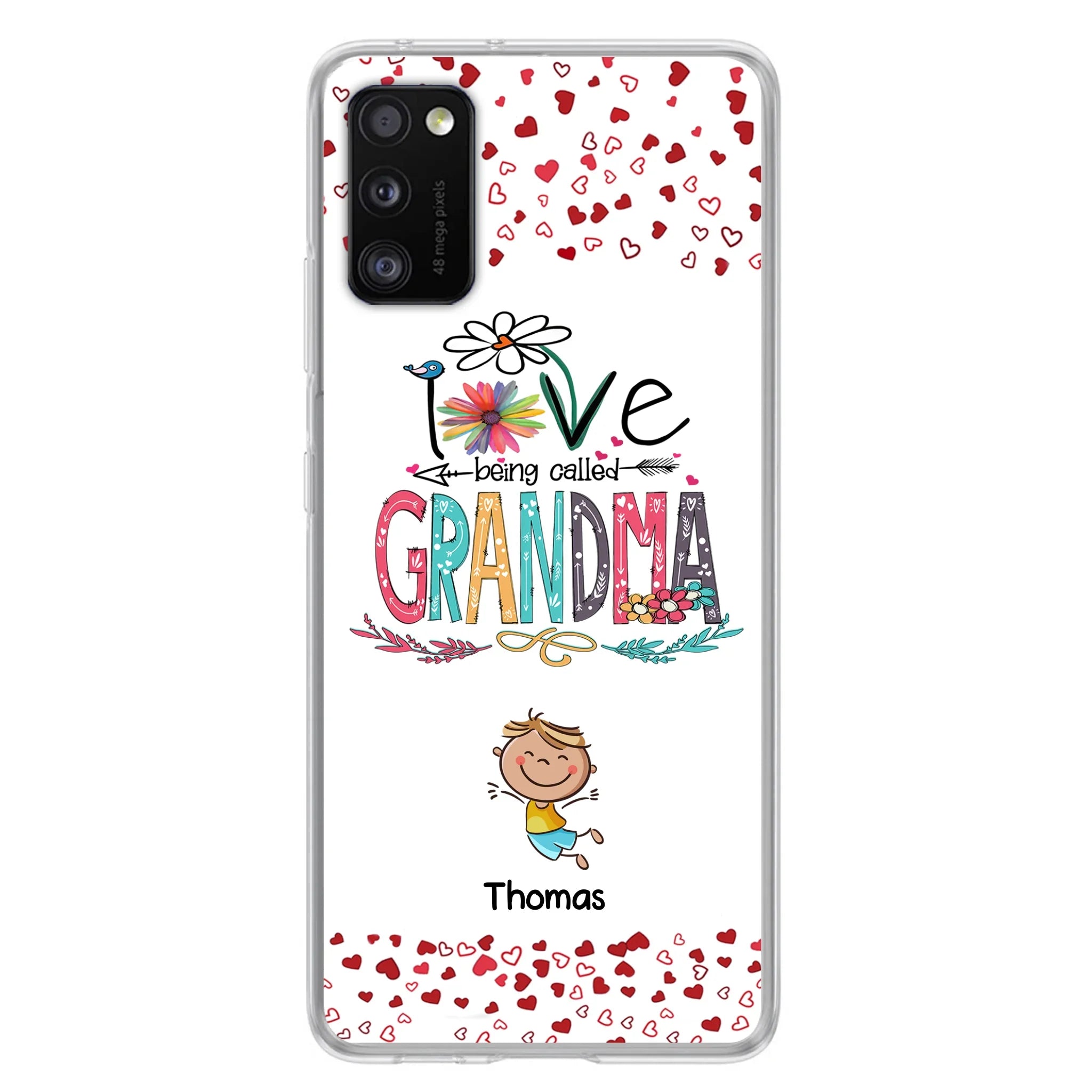 Custom Personalized Blessed To Be Called Nana Phone Case - Upto 5 Kids - Gift Idea For Nana/ Mama/Kids - Case For iPhone And Samsung