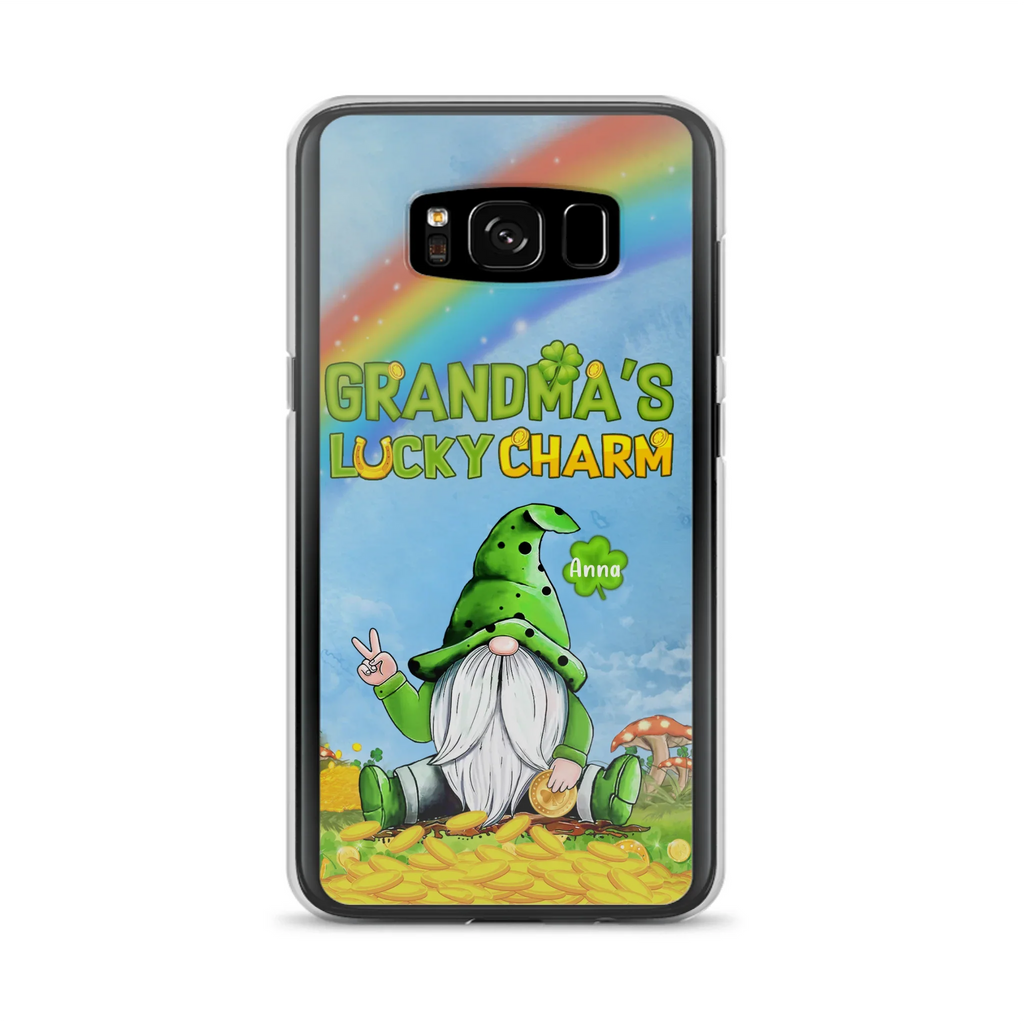 Custom Personalized iPhone Case/Samsung Case - Gift for Grandmother - Grandma's Lucky Charms Phone Case - Up to 6 Grandkids