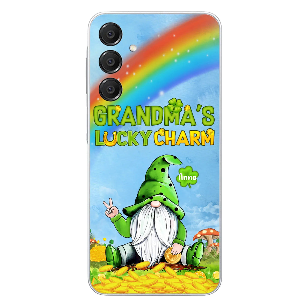 Custom Personalized iPhone Case/Samsung Case - Gift for Grandmother - Grandma's Lucky Charms Phone Case - Up to 6 Grandkids