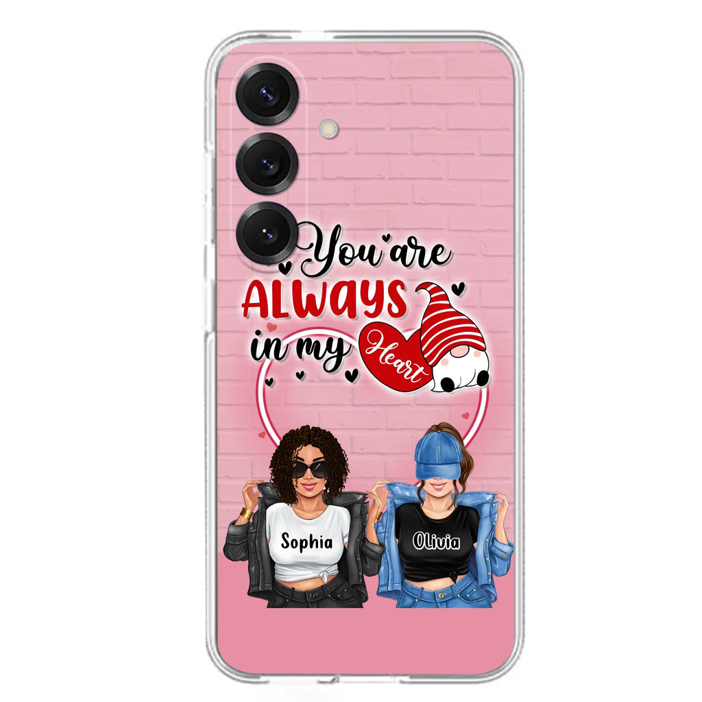 Custom Personalized Friends Phone Case - Best Gift For Friends - You're Always In My Heart - Case For iPhone/Samsung