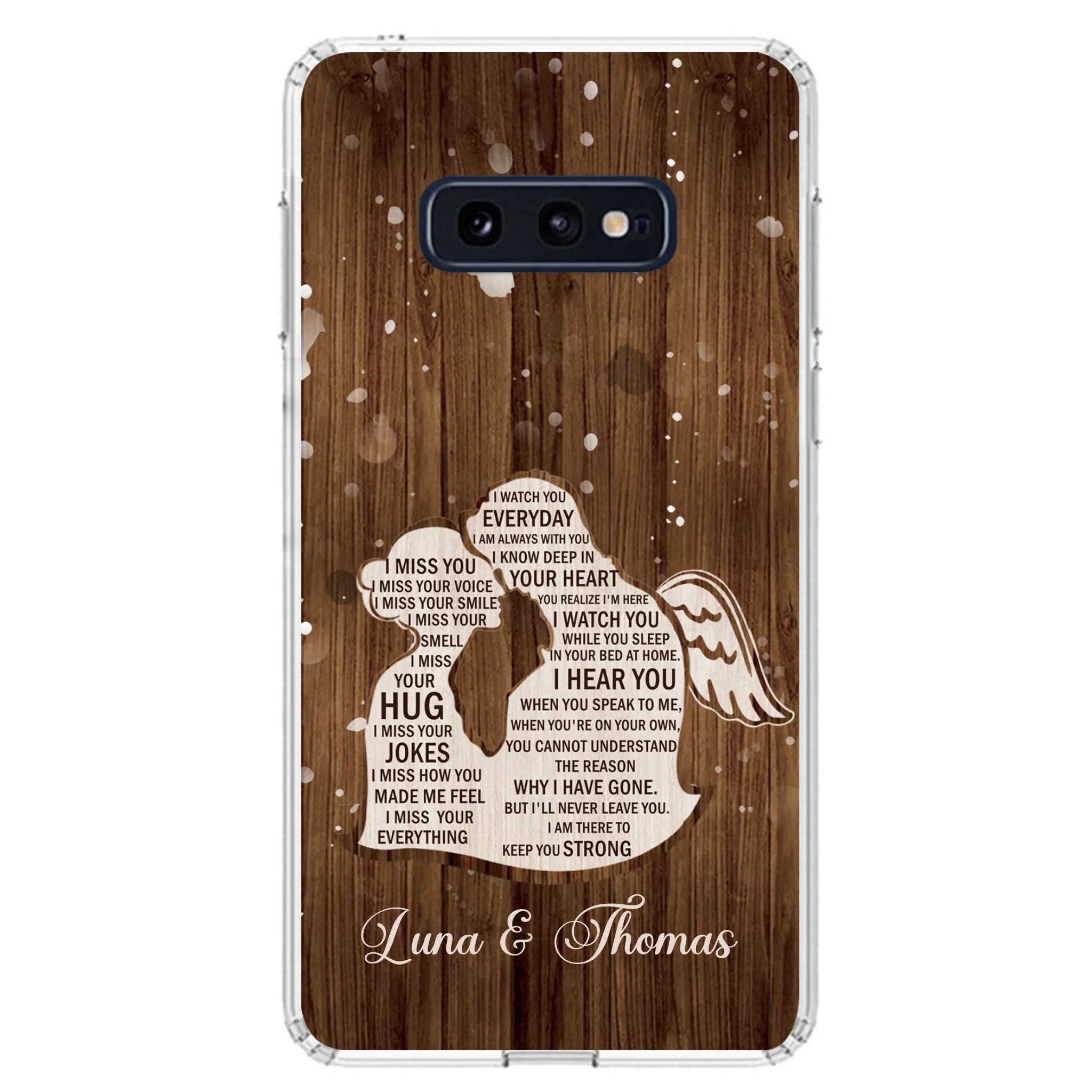 Custom Personalized I Miss Your Voice Memorial Phone Case - Memorial Gift Idea For Couple - Case For iPhone And Samsung