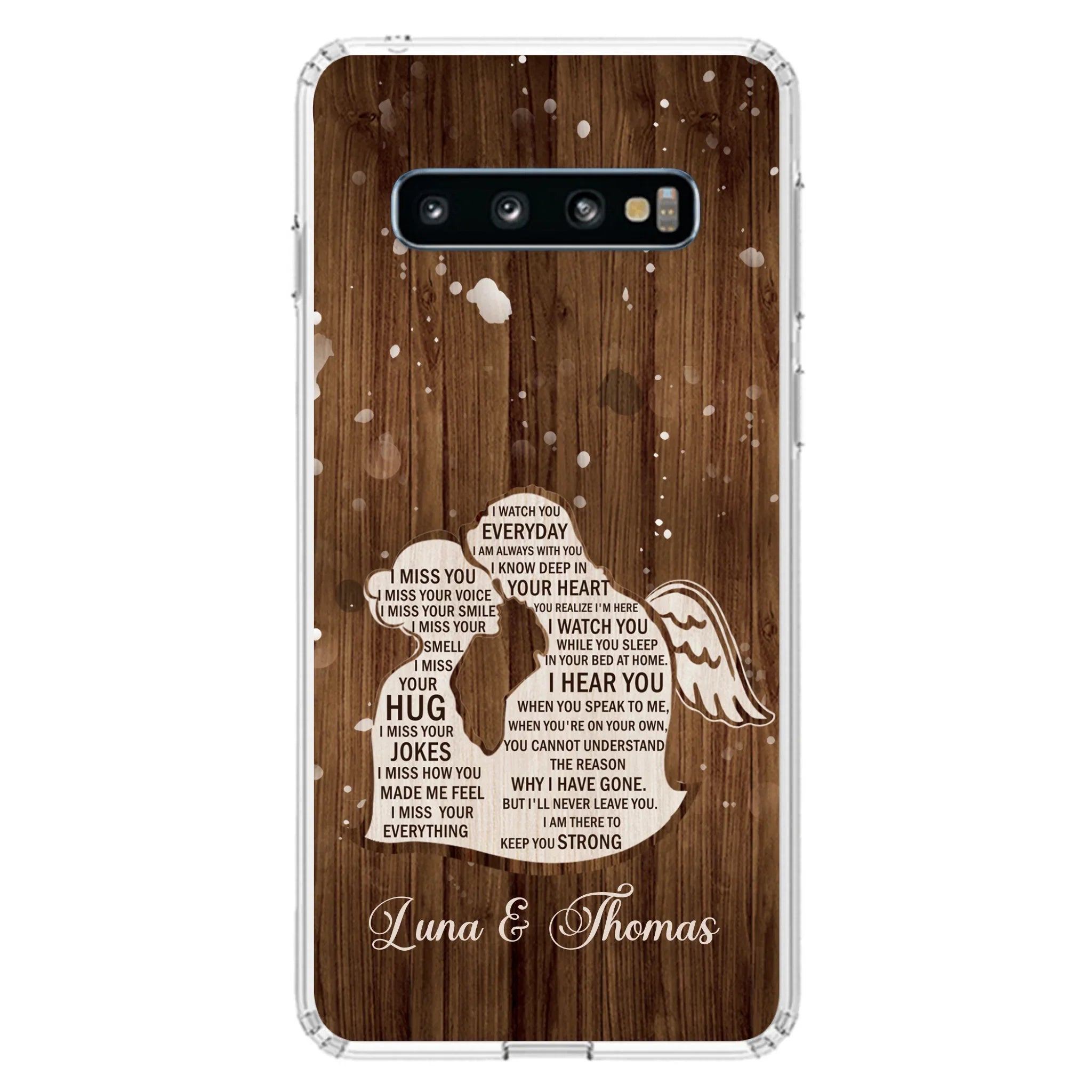 Custom Personalized I Miss Your Voice Memorial Phone Case - Memorial Gift Idea For Couple - Case For iPhone And Samsung