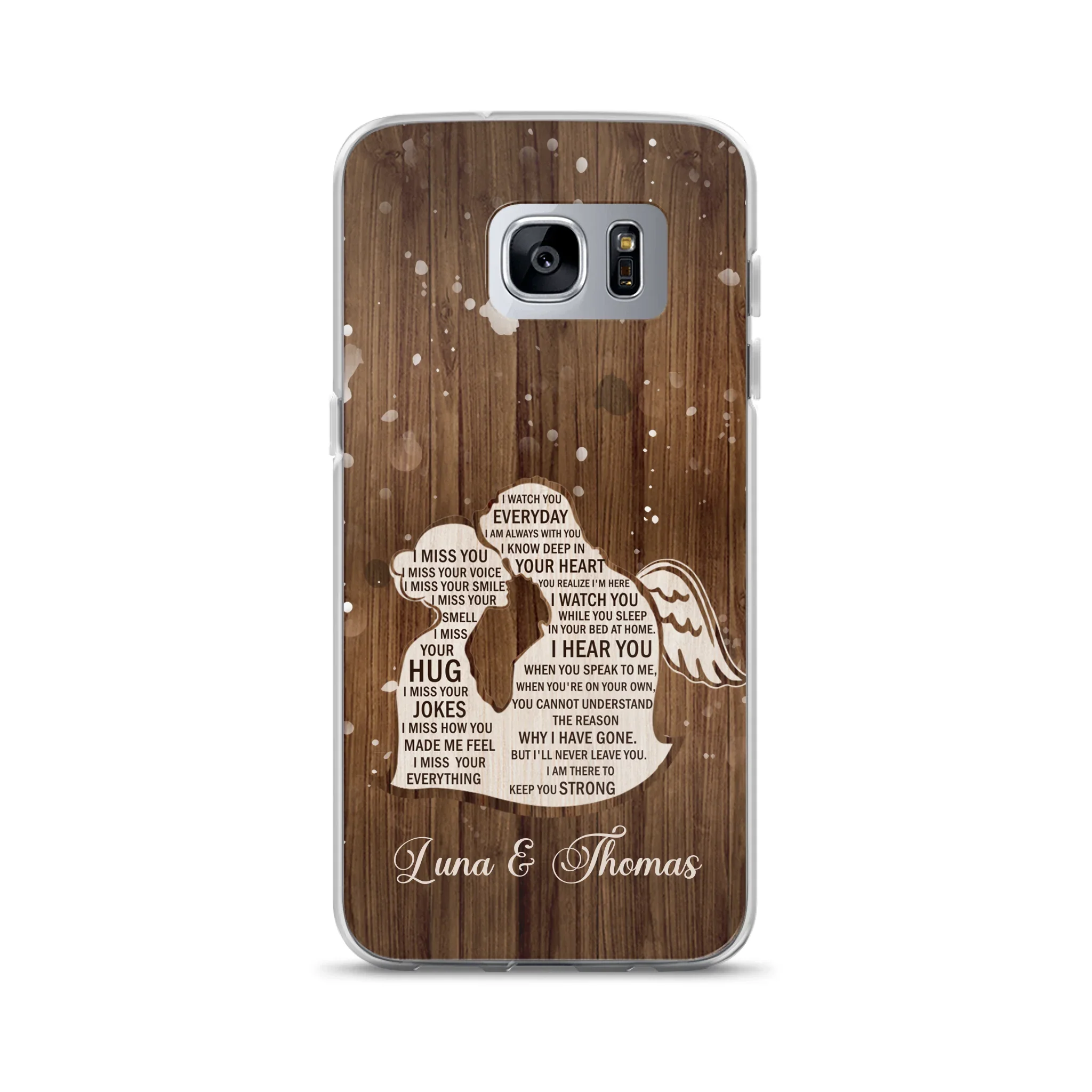Custom Personalized I Miss Your Voice Memorial Phone Case - Memorial Gift Idea For Couple - Case For iPhone And Samsung