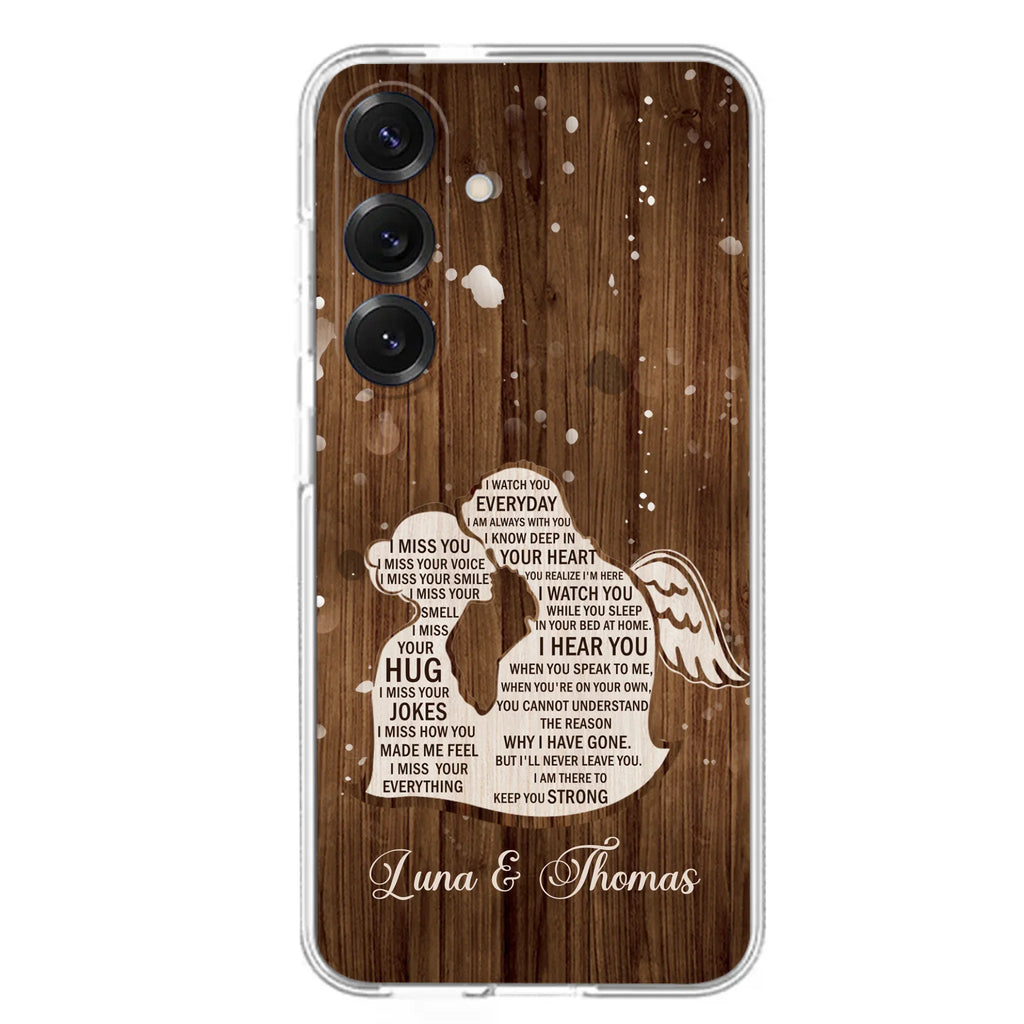 Custom Personalized I Miss Your Voice Memorial Phone Case - Memorial Gift Idea For Couple - Case For iPhone And Samsung