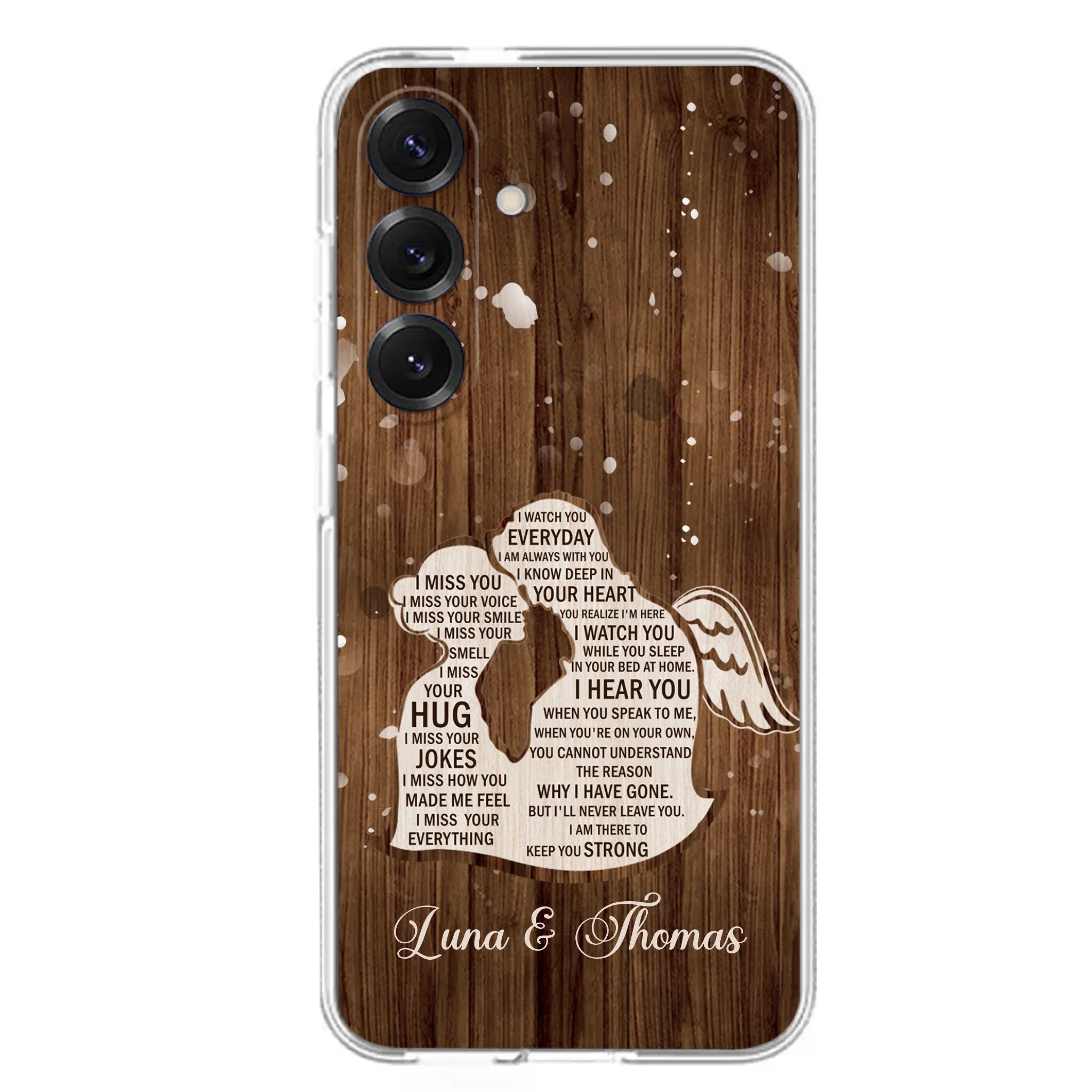 Custom Personalized I Miss Your Voice Memorial Phone Case - Memorial Gift Idea For Couple - Case For iPhone And Samsung
