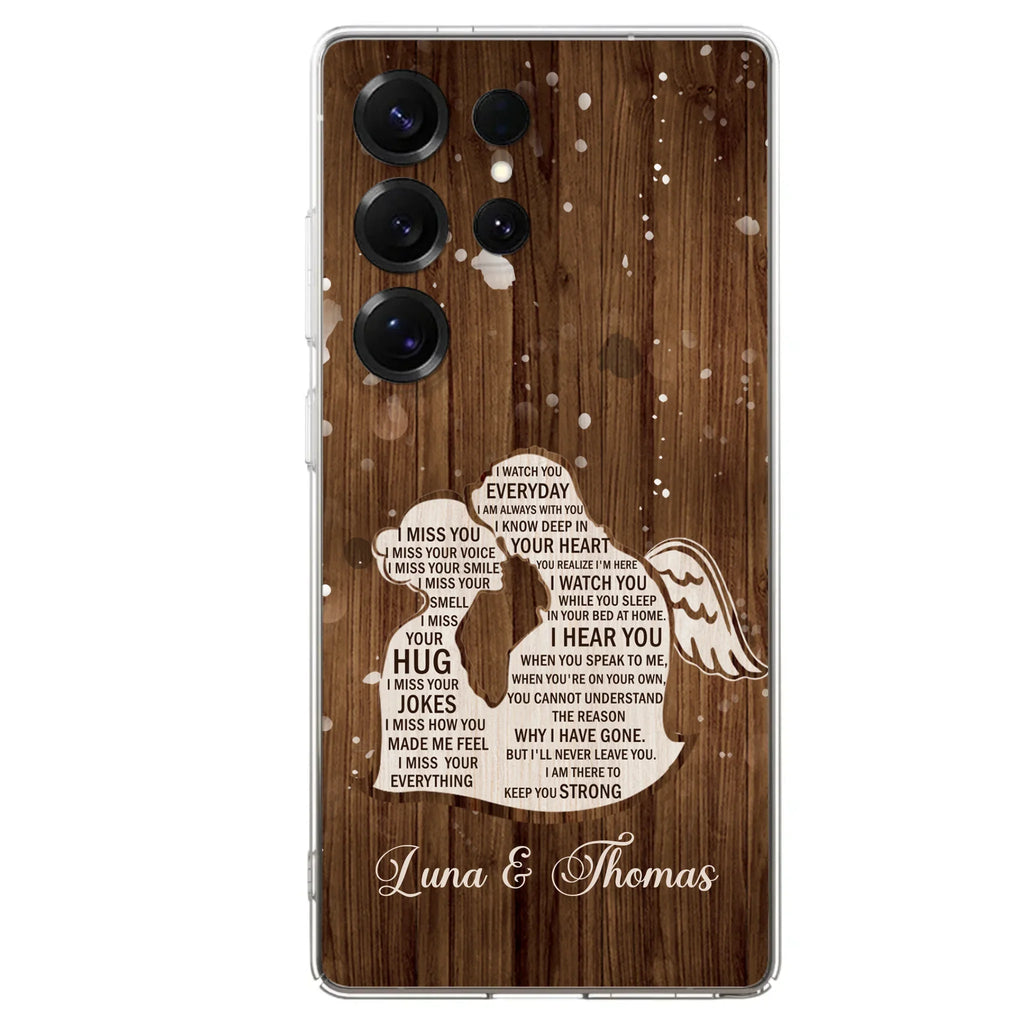 Custom Personalized I Miss Your Voice Memorial Phone Case - Memorial Gift Idea For Couple - Case For iPhone And Samsung