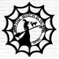 Personalized Witch Metal Sign - Halloween Gift Idea For Witch Lover - There's A Little Witch In All Of Us