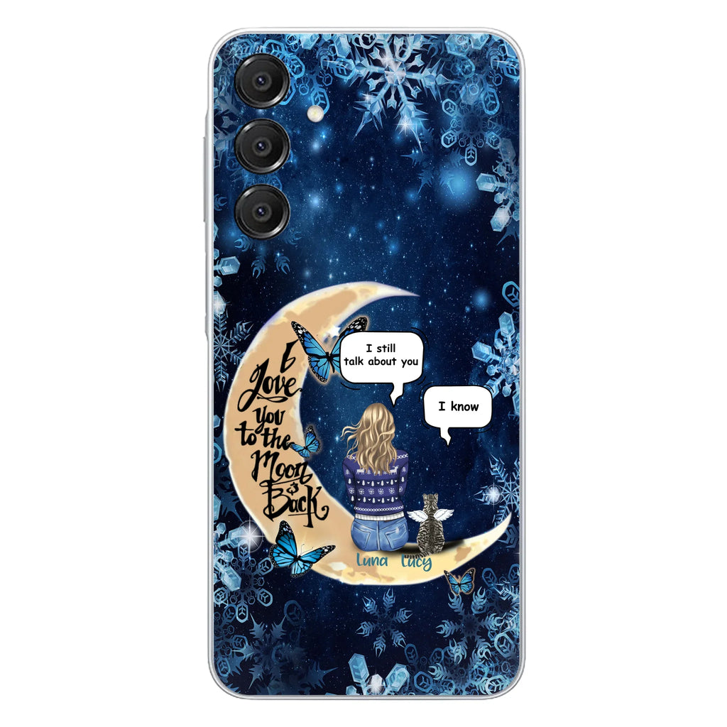 Custom Personalized Pet Mom Conversation Phone Case - Woman With Upto 4 Pets - Gift For Dog/ Cat Lover - Case For iPhone And Samsung