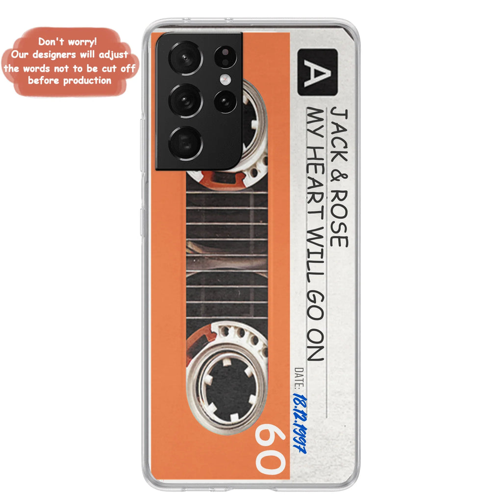 Custom Personalized Love Song Phone Case - Best Gift For Couple - Case For Iphone/Samsung