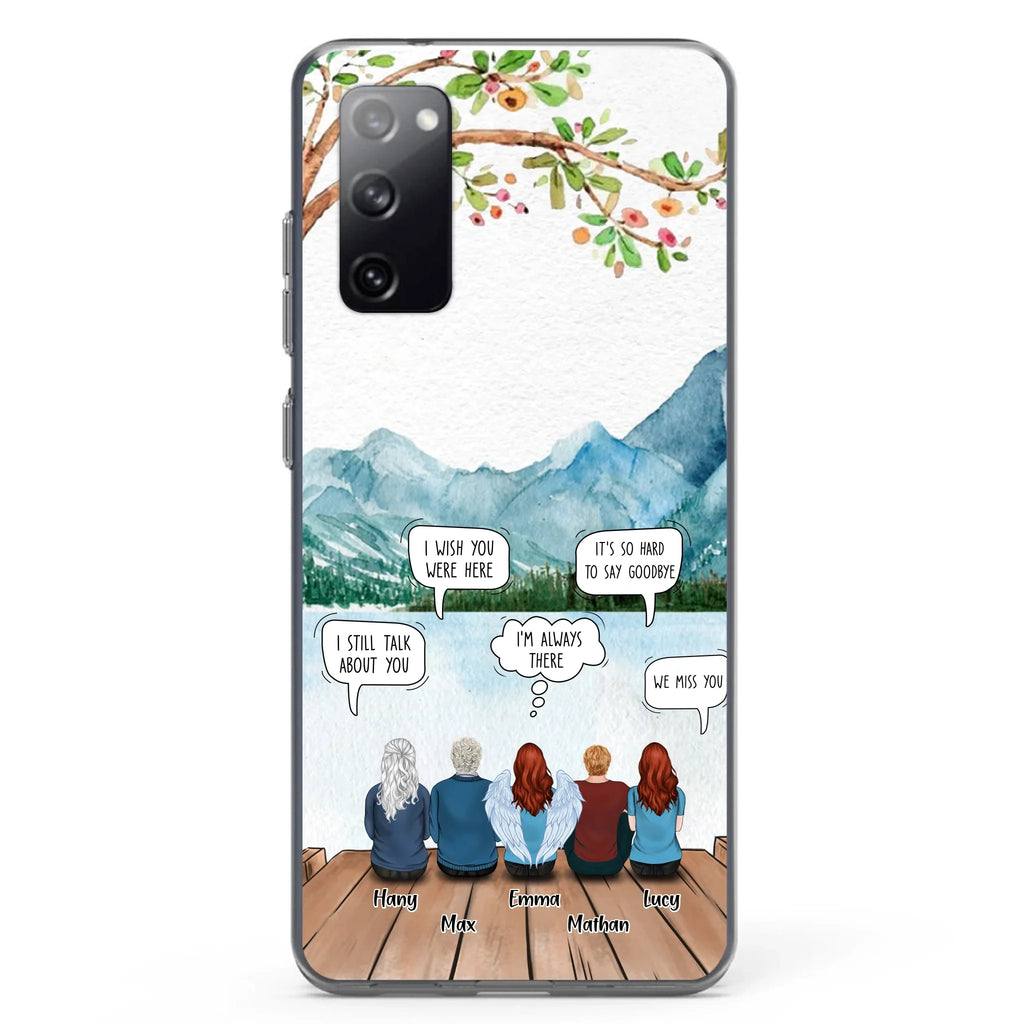 Custom Personalized Memorial Phone Case - Upto 5 People - Best Gift For Family - Case For Iphone & Samsung