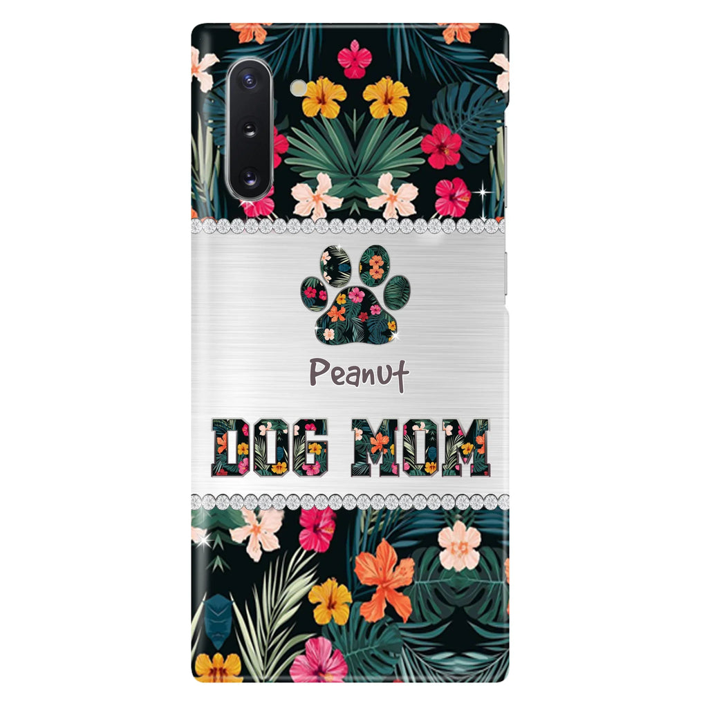Personalized Custom Phone Case Dog Mom Met Pattern - Gifts Idea For Dog Lover - Dog Mom - Case For Iphone & Samsung