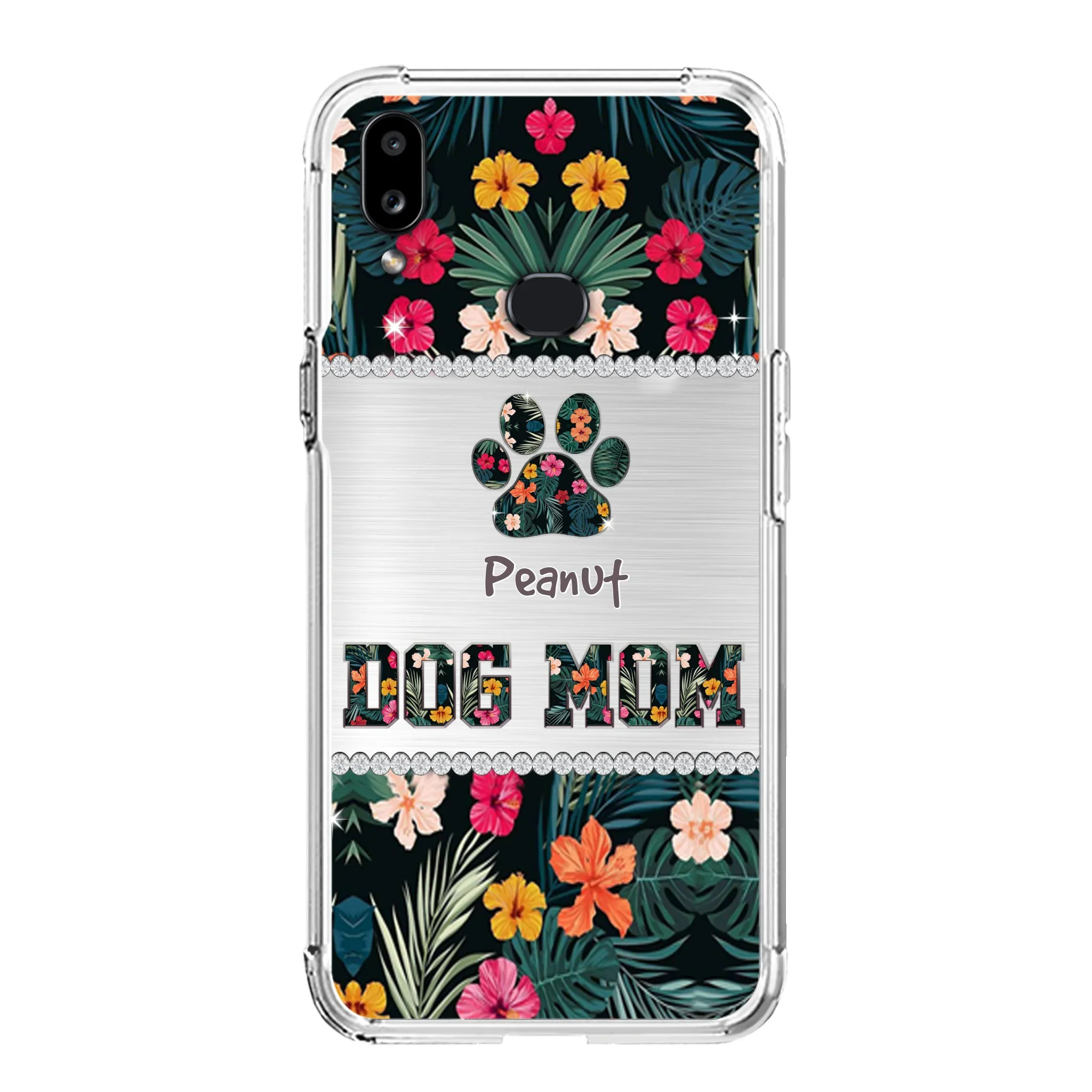 Personalized Custom Phone Case Dog Mom Met Pattern - Gifts Idea For Dog Lover - Dog Mom - Case For Iphone & Samsung