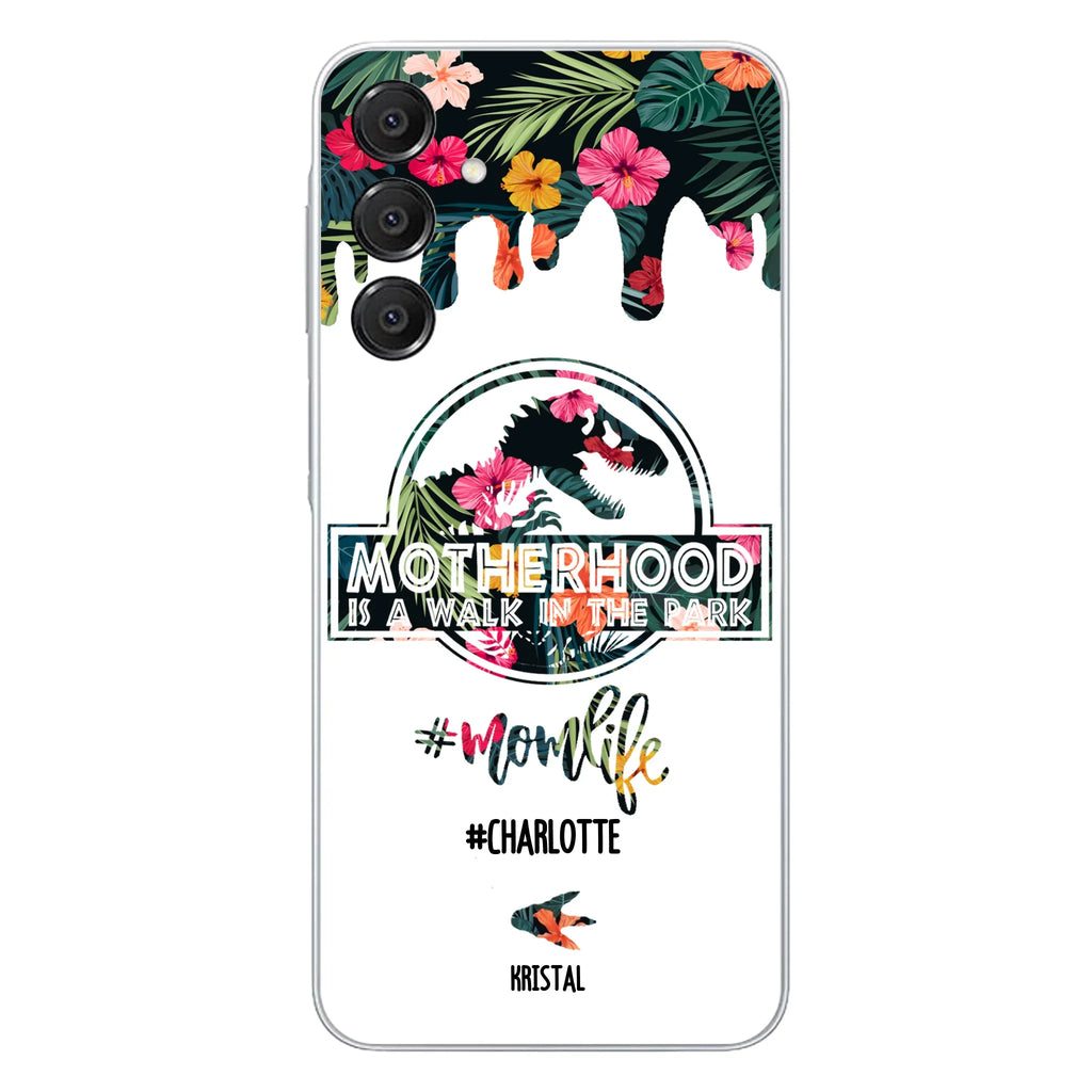 Custom Personalized Mama Dinosaur Phone Case - Best Gift For Mothers - For iPhone And Samsung Phone Case - 2QCGS1