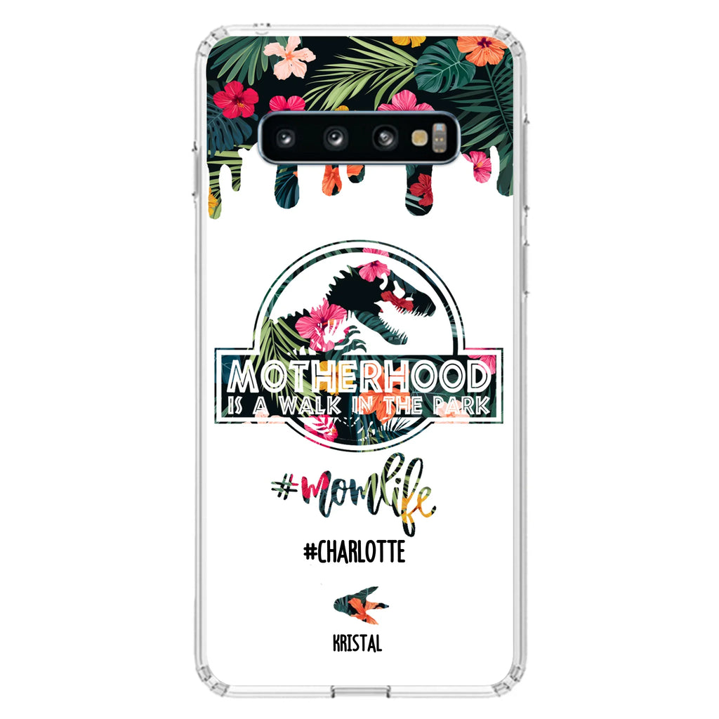 Custom Personalized Mama Dinosaur Phone Case - Best Gift For Mothers - For iPhone And Samsung Phone Case - 2QCGS1