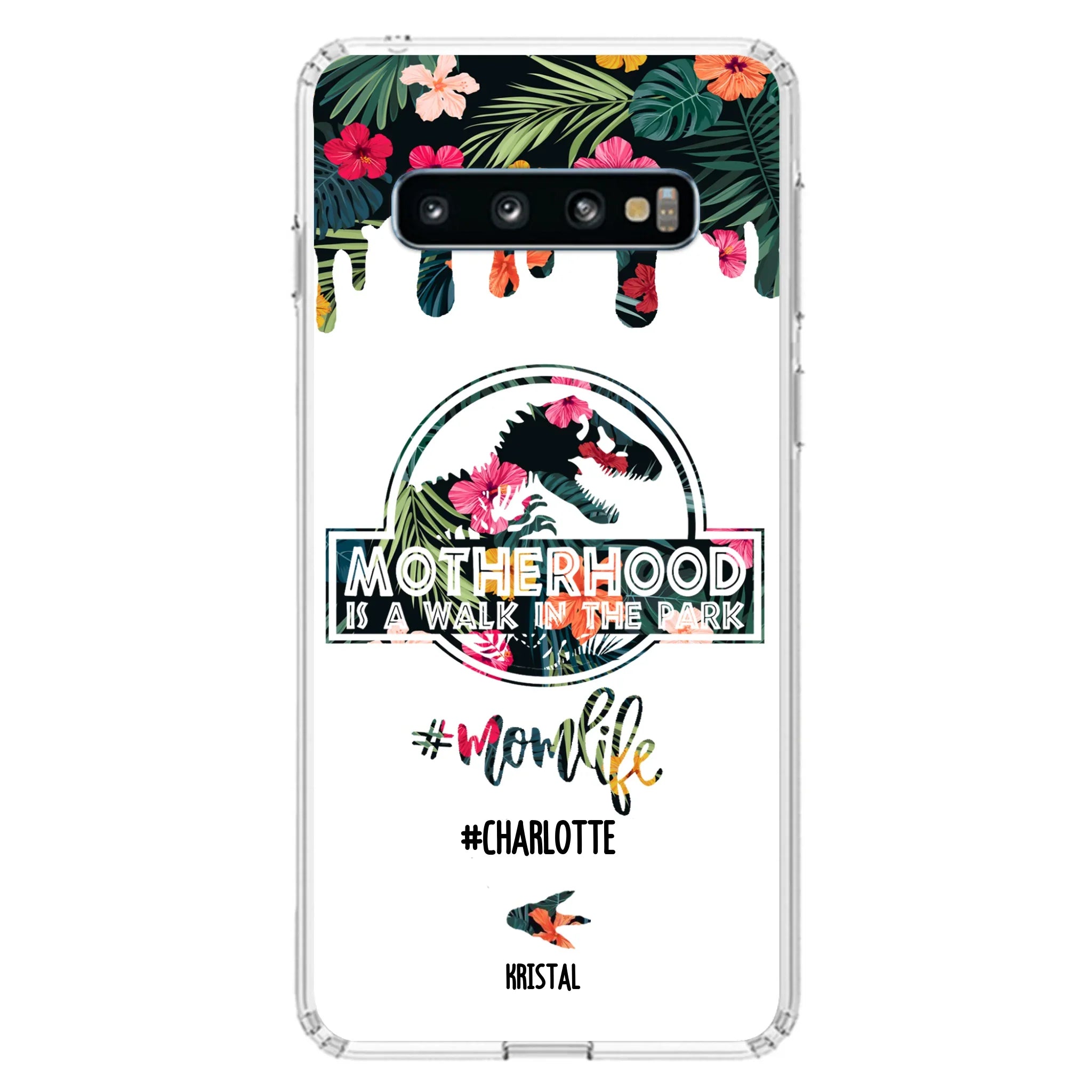 Custom Personalized Mama Dinosaur Phone Case - Best Gift For Mothers - For iPhone And Samsung Phone Case - 2QCGS1