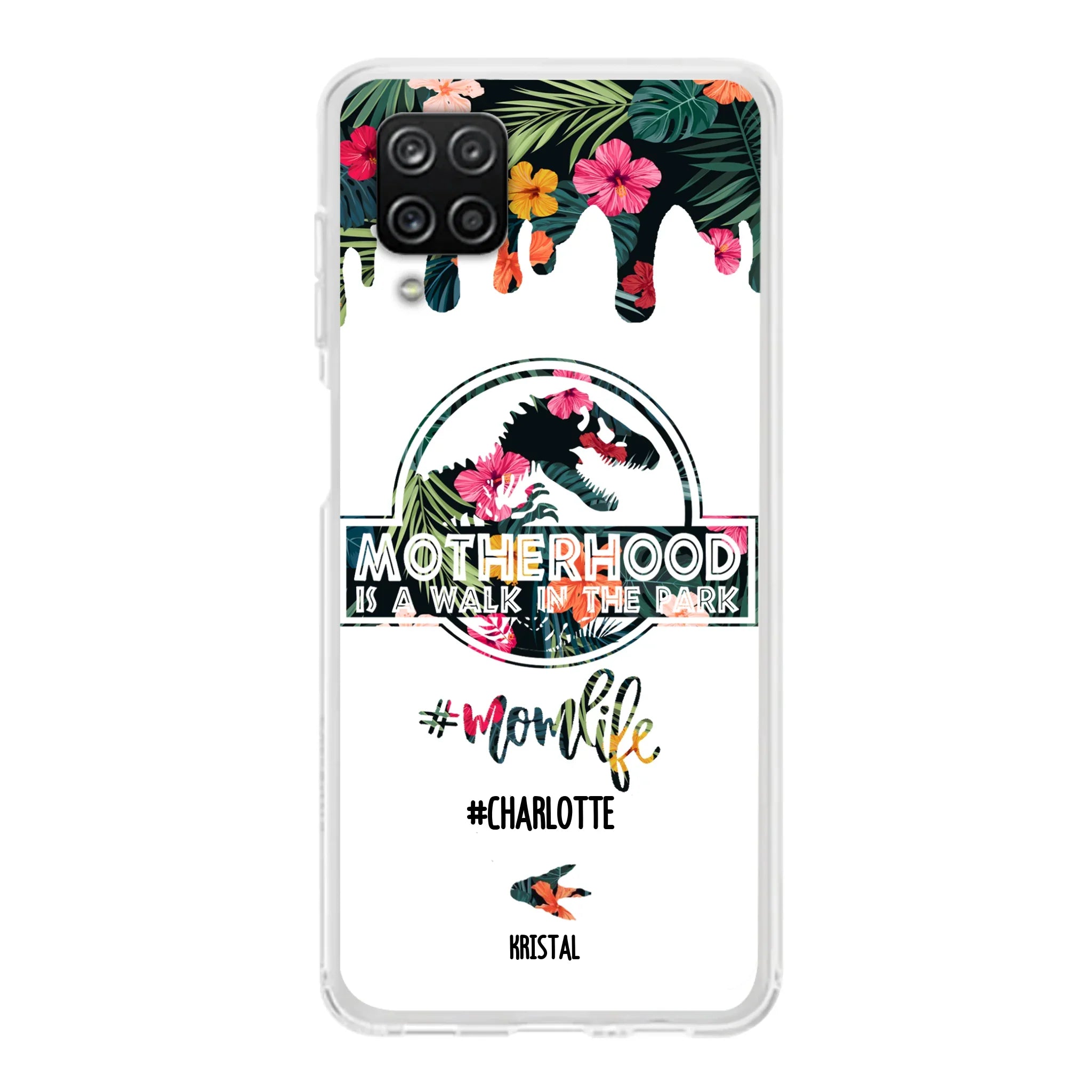 Custom Personalized Mama Dinosaur Phone Case - Best Gift For Mothers - For iPhone And Samsung Phone Case - 2QCGS1