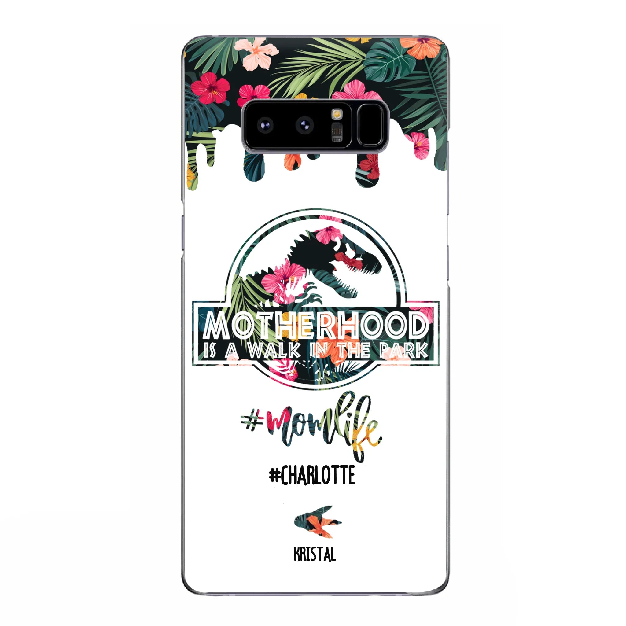 Custom Personalized Mama Dinosaur Phone Case - Best Gift For Mothers - For iPhone And Samsung Phone Case - 2QCGS1