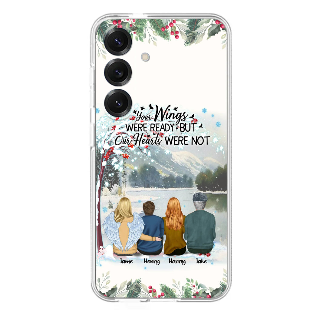 Custom Personalized Family Phone Case - Best Gift For Family - I Know Heaven Is A Beautiful Place Because They Have My Dad - Case For Iphone/Samsung