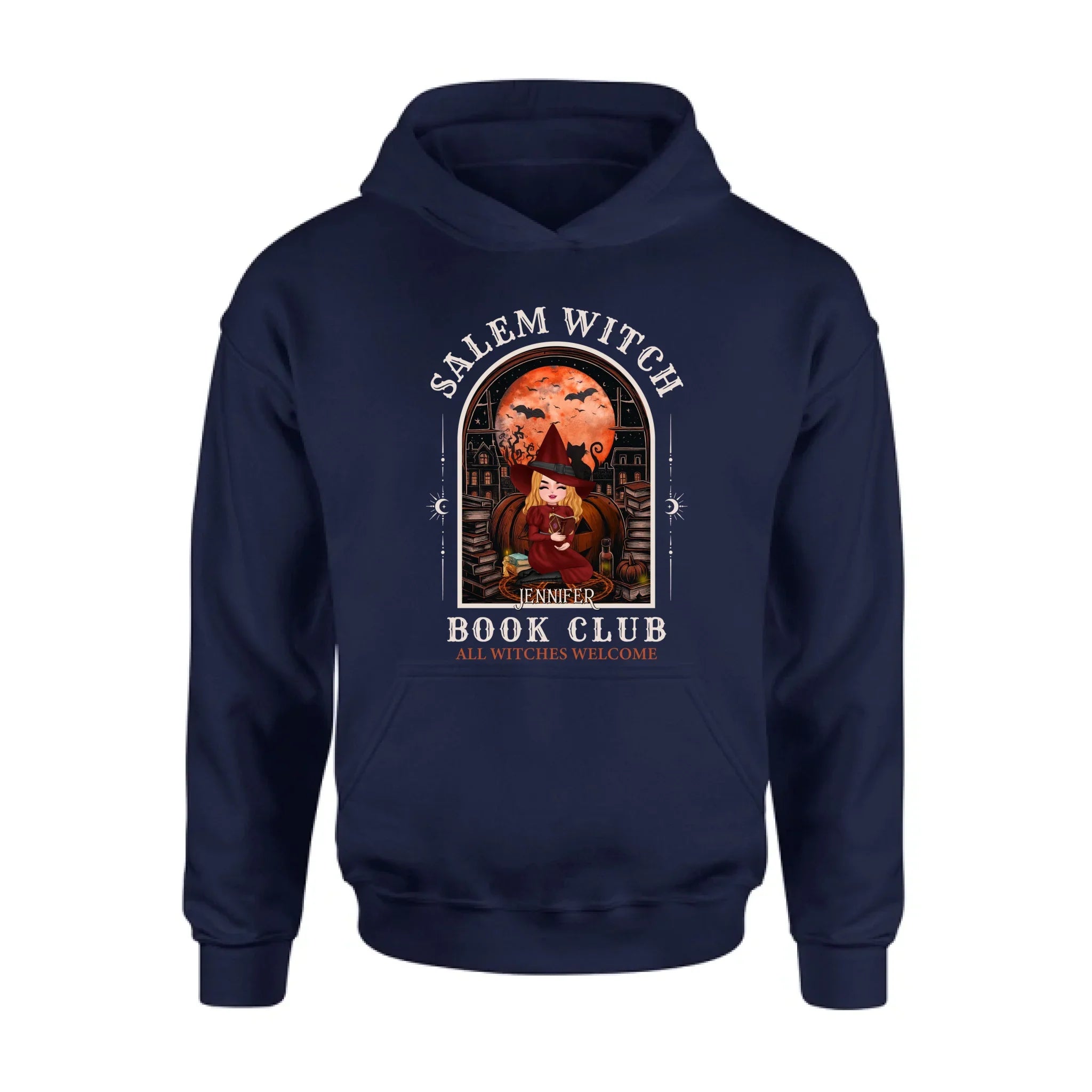 Personalized Salem Witch Book Club T-Shirt/Long Sleeve/Sweater/Hoodie - Gift Idea For Book Lover - All Witches Welcome