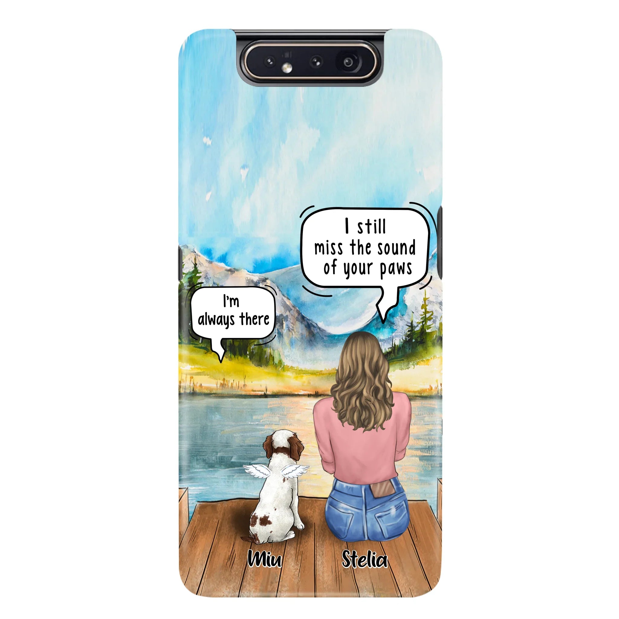 Custom Personalized Dog Mom Phone Case - Upto 4 Pets - Case For Iphone/Samsung - Gift Idea For Pet Lover - FXVV9O