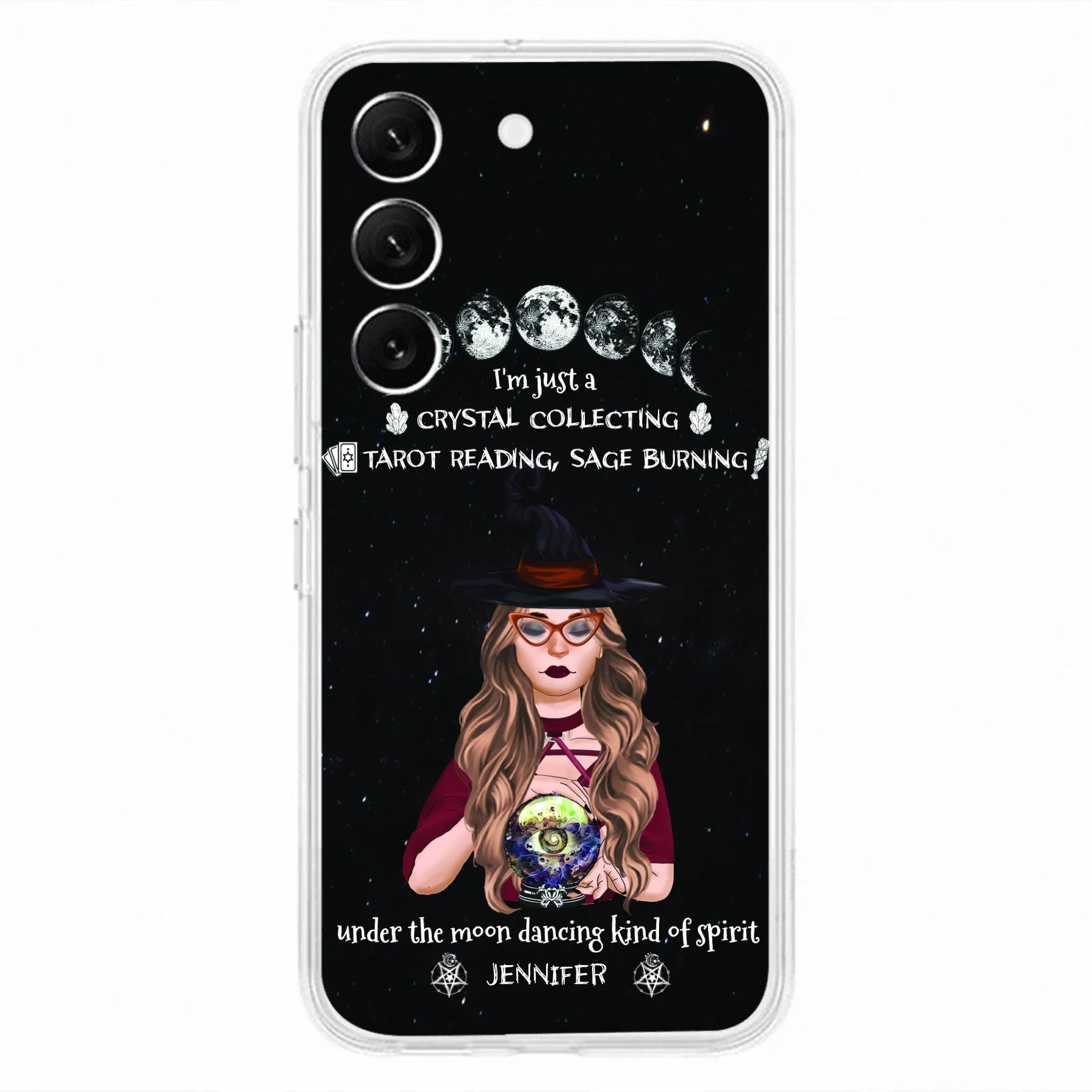 Custom Personalized Witch Phone Case - Case For Iphone/Samsung - Best Halloween Gift For Girl - 9CSL6M