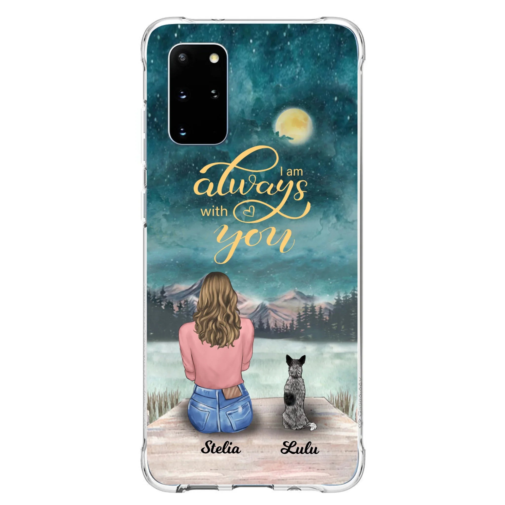 Personalized Phone Case Dog Mom - Gift For Dog Lovers with upto 4 Dogs - Busy Being A Dog Mom