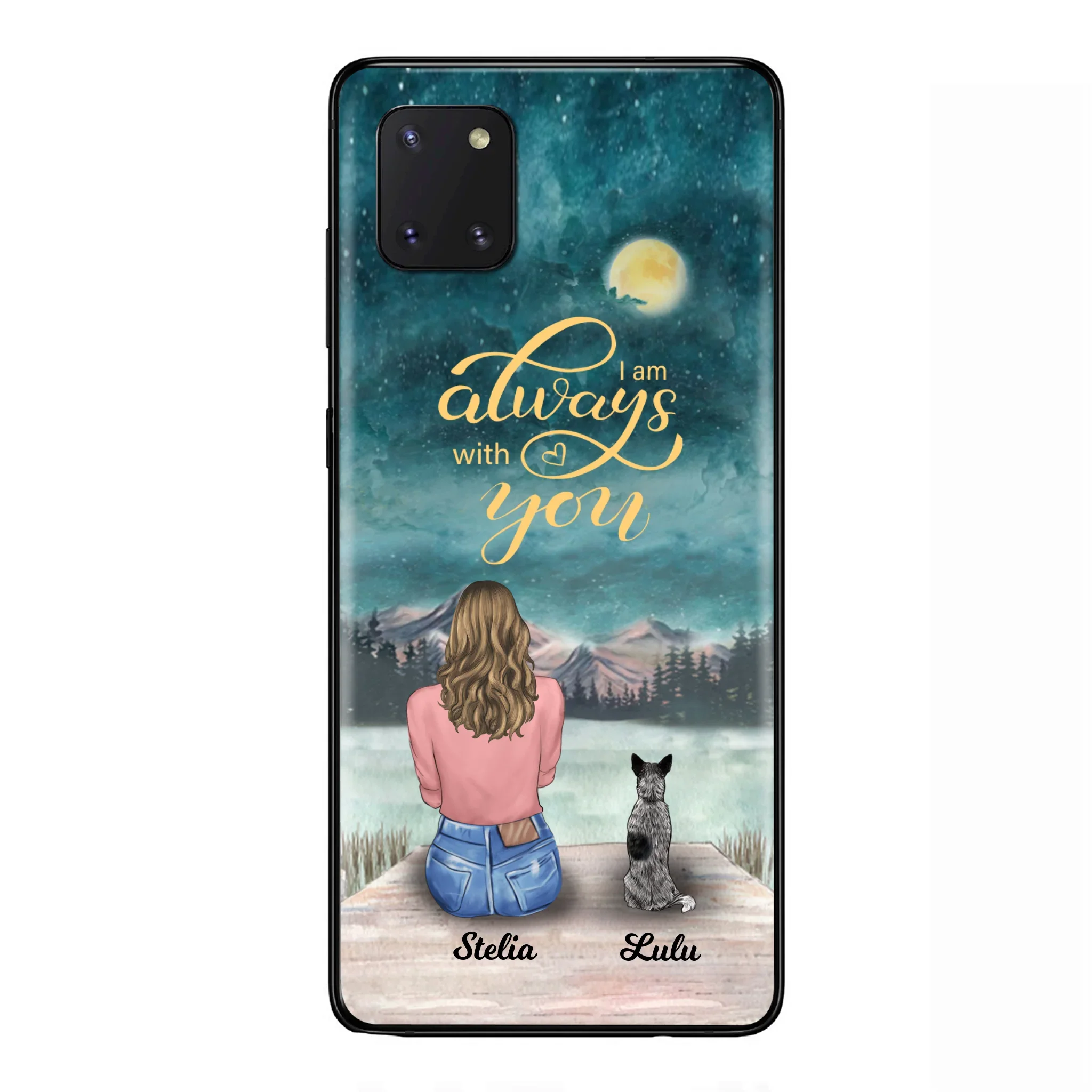 Personalized Phone Case Dog Mom - Gift For Dog Lovers with upto 4 Dogs - Busy Being A Dog Mom