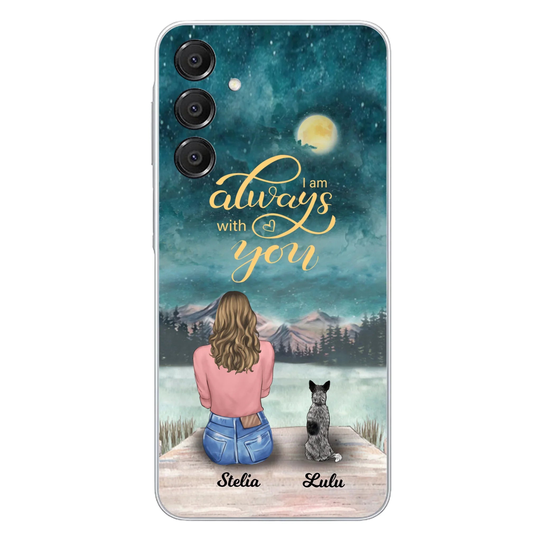 Personalized Phone Case Dog Mom - Gift For Dog Lovers with upto 4 Dogs - Busy Being A Dog Mom