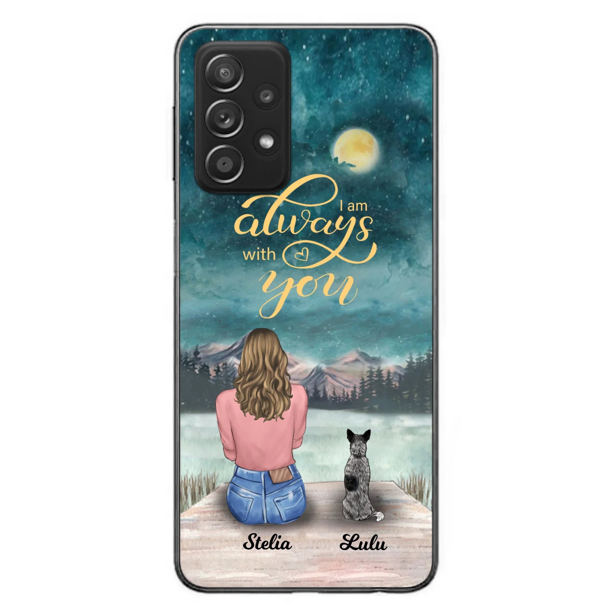 Personalized Phone Case Dog Mom - Gift For Dog Lovers with upto 4 Dogs - Busy Being A Dog Mom
