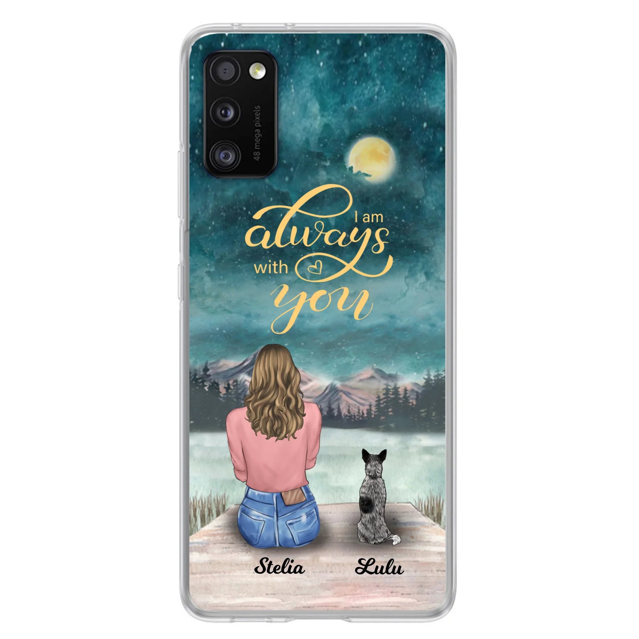 Personalized Phone Case Dog Mom - Gift For Dog Lovers with upto 4 Dogs - Busy Being A Dog Mom