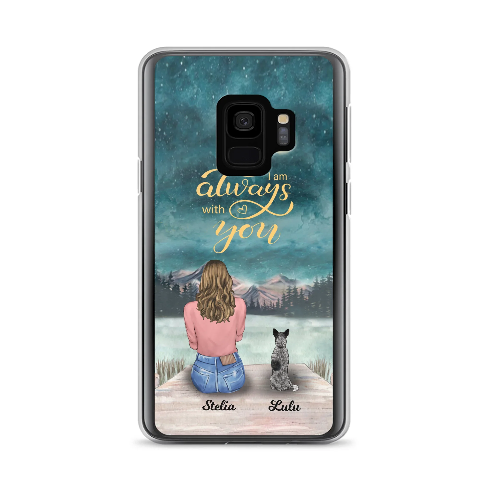 Personalized Phone Case Dog Mom - Gift For Dog Lovers with upto 4 Dogs - Busy Being A Dog Mom