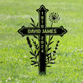 Personalized Memorial Black Metal Sign - Memorial Gift Idea For Family Member