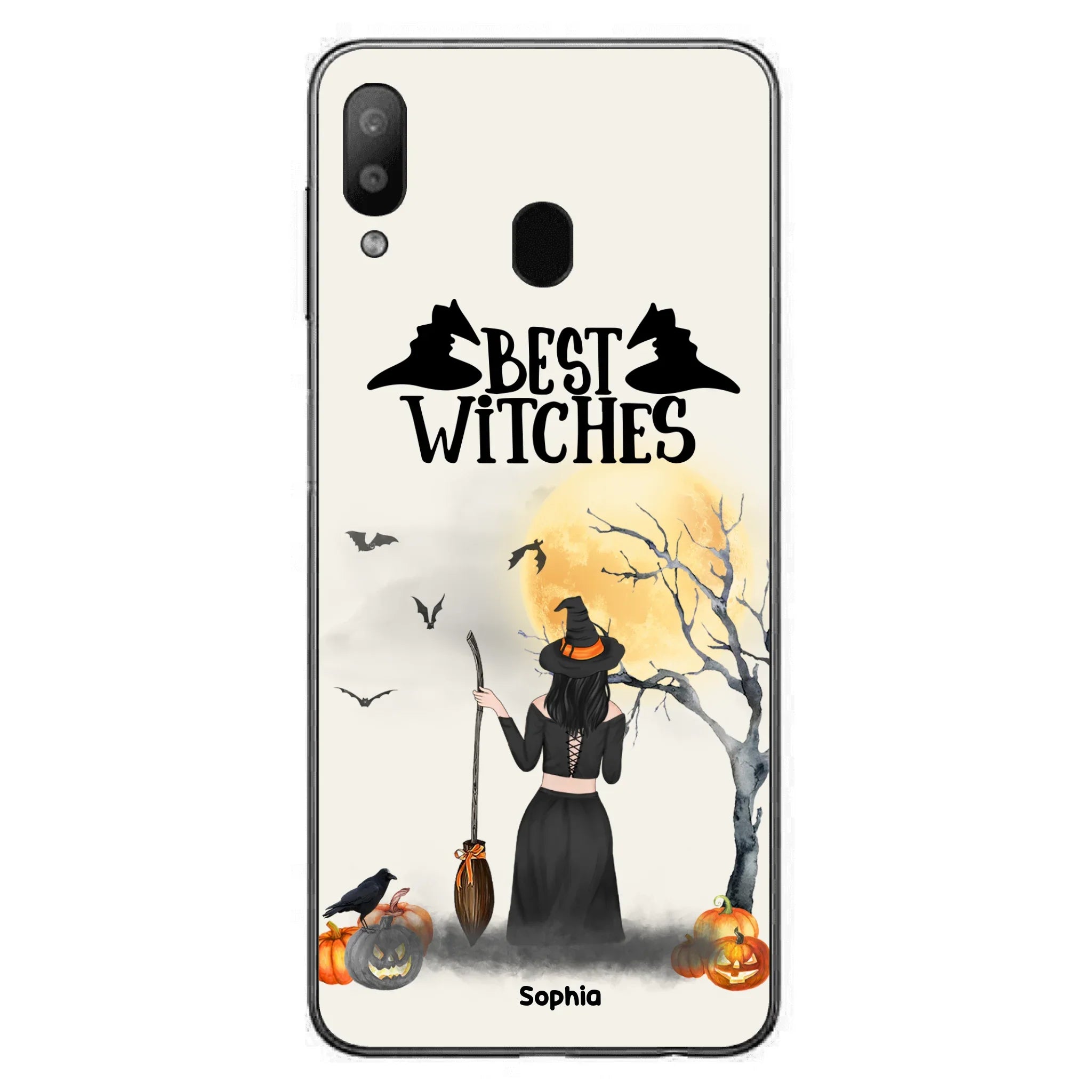 Custom Personalized Witchy Friends Phone Case - Gift For Best Friends with up to 3 Witches - Best Witches