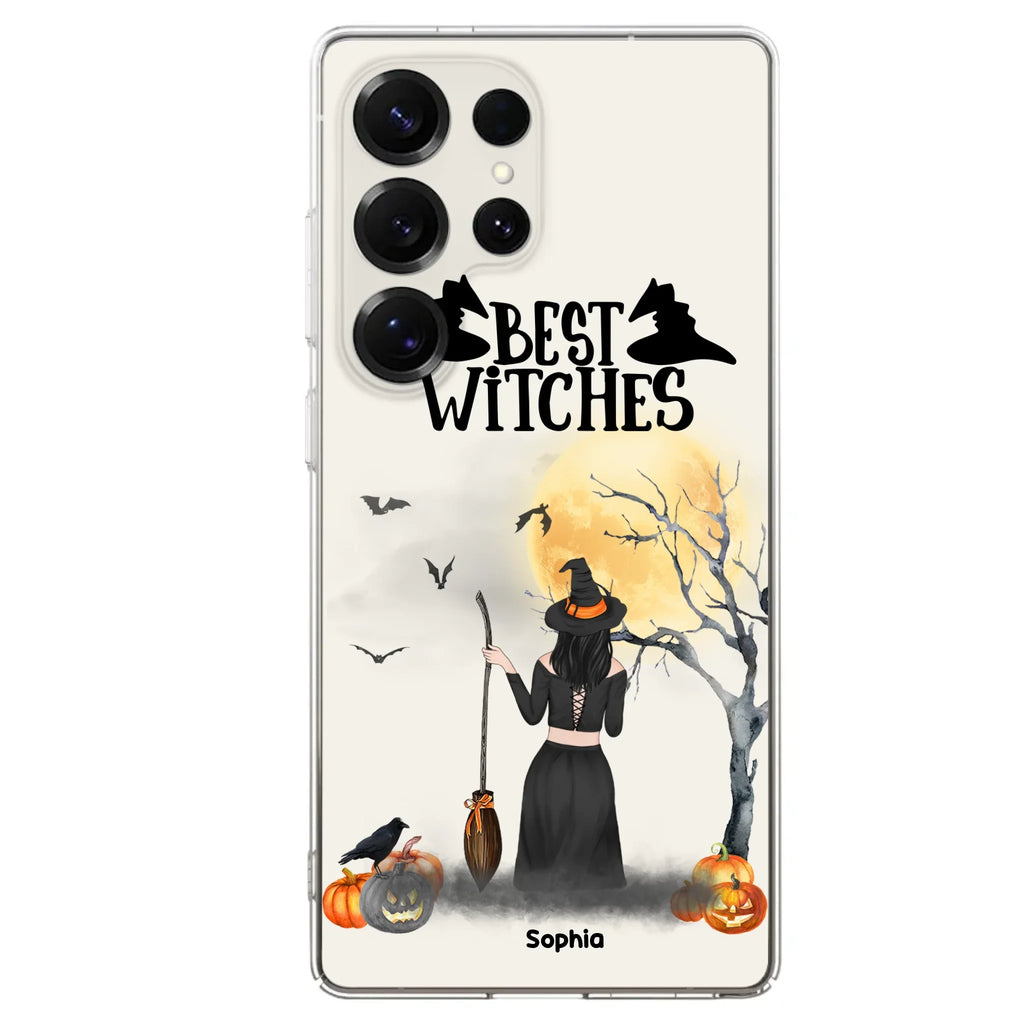 Custom Personalized Witchy Friends Phone Case - Gift For Best Friends with up to 3 Witches - Best Witches