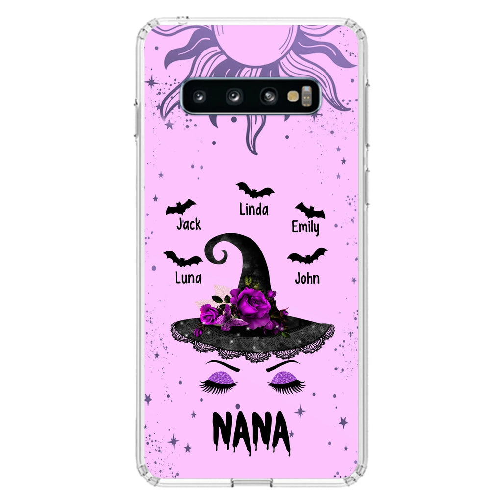 Personalized Mother Witch Phone Case - Upto 5 Kid's - Best Gift For Mother -Grandma,Gigi,Nana,Mama,Gigi