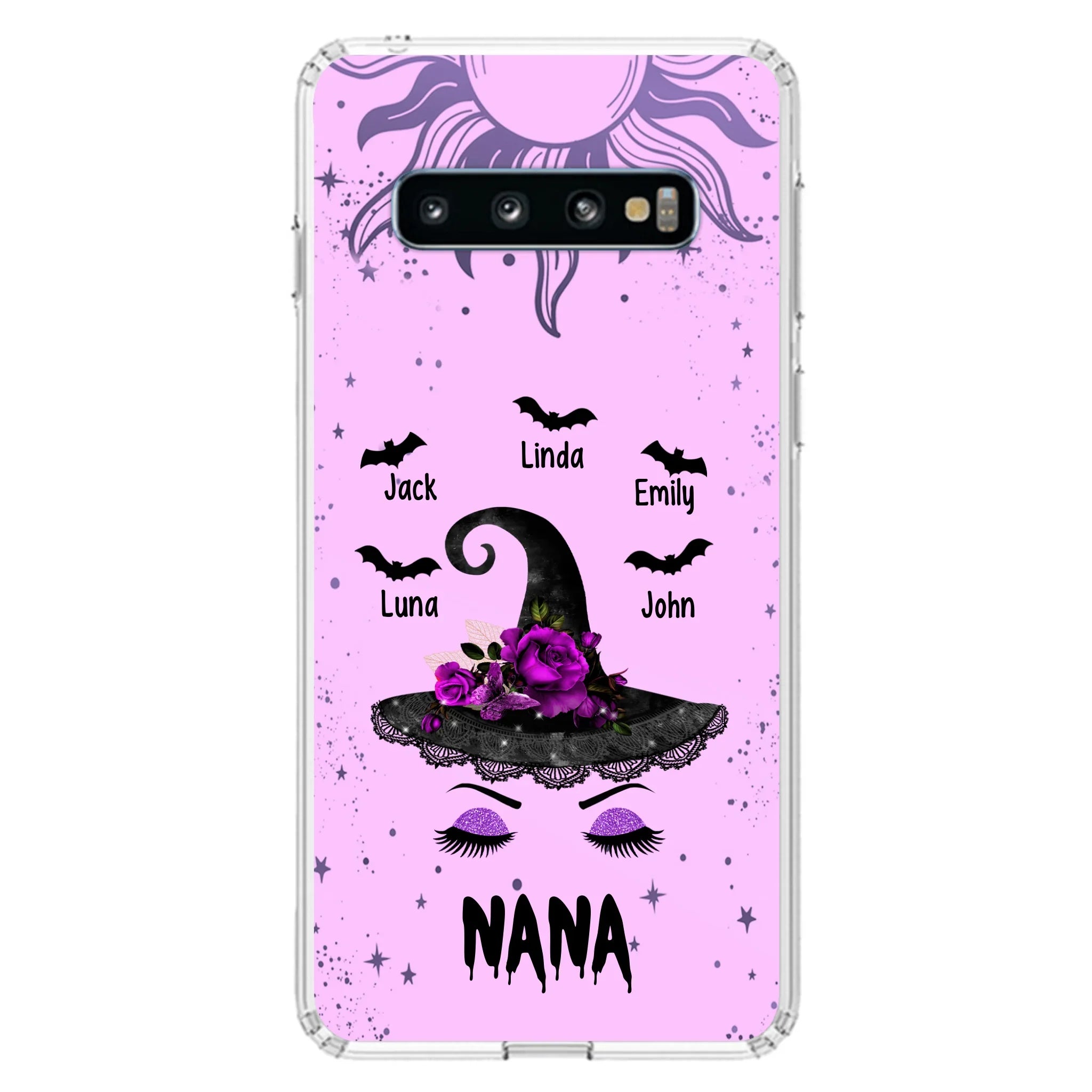 Personalized Mother Witch Phone Case - Upto 5 Kid's - Best Gift For Mother -Grandma,Gigi,Nana,Mama,Gigi