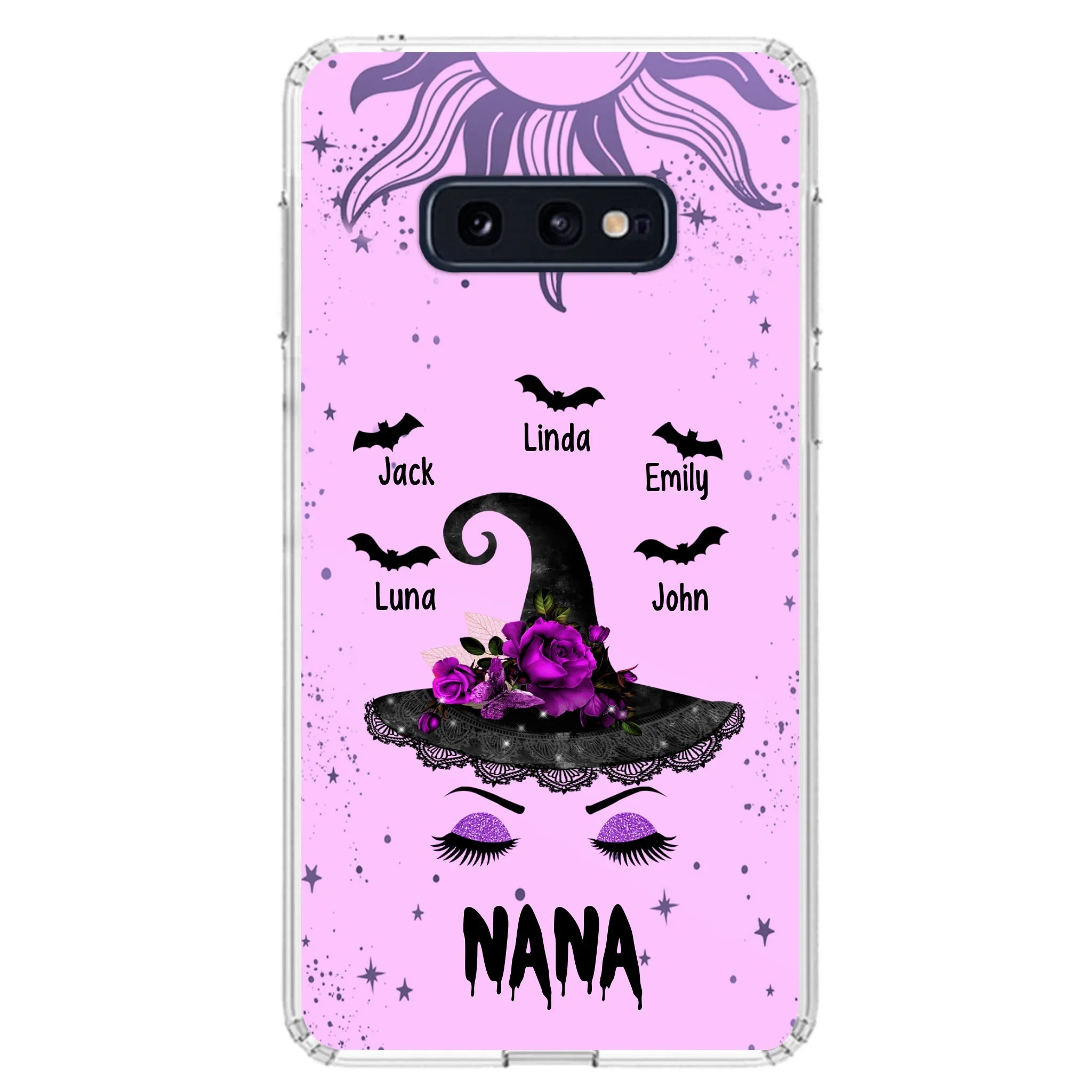 Personalized Mother Witch Phone Case - Upto 5 Kid's - Best Gift For Mother -Grandma,Gigi,Nana,Mama,Gigi