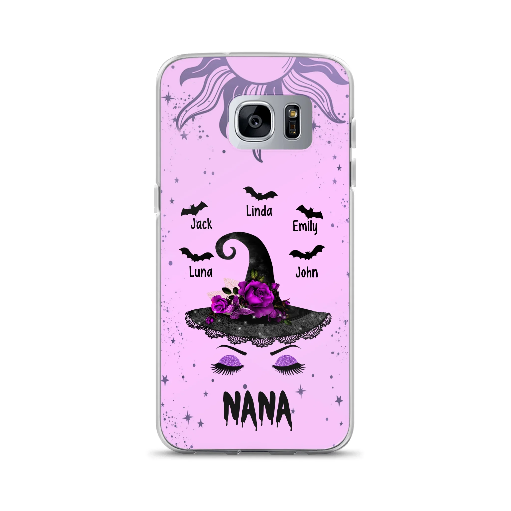 Personalized Mother Witch Phone Case - Upto 5 Kid's - Best Gift For Mother -Grandma,Gigi,Nana,Mama,Gigi