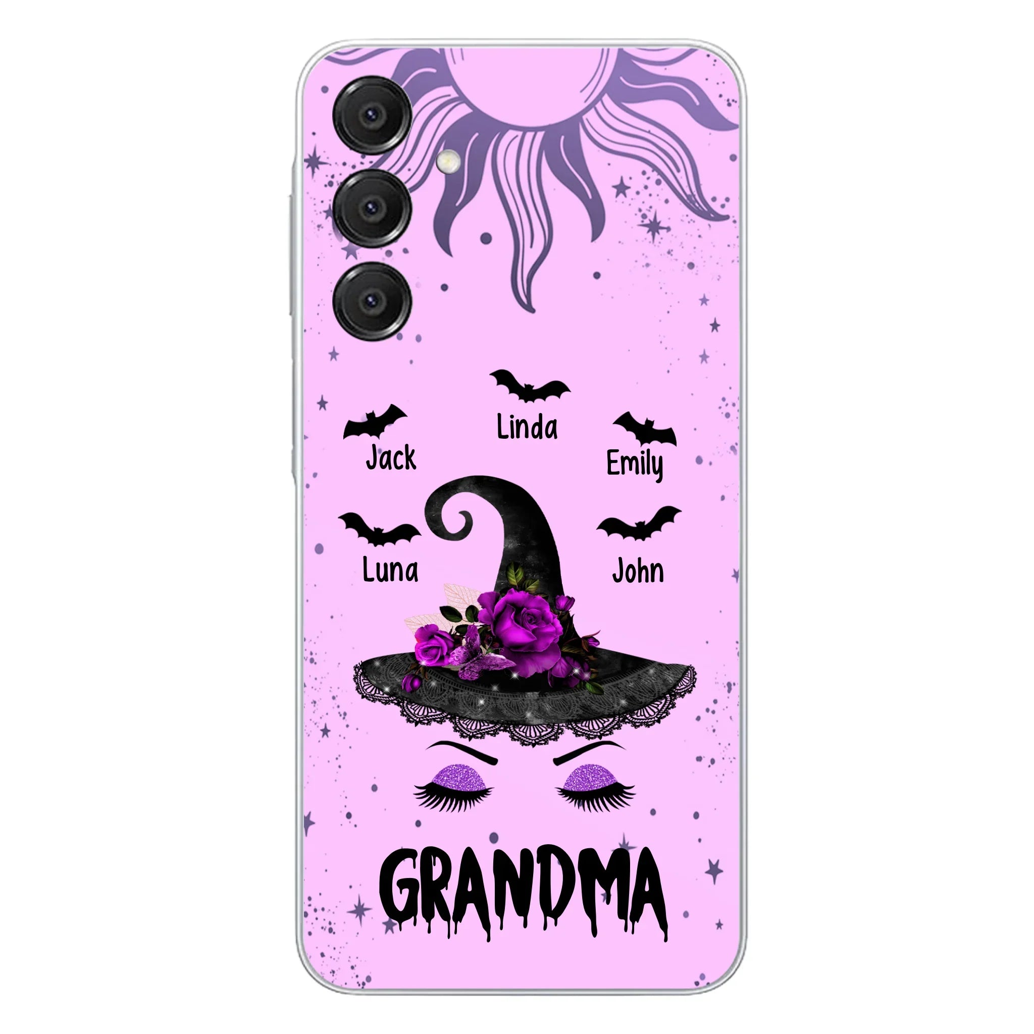 Personalized Grandma Witch Phone Case -
Upto 5 Kid's Name - Best Gift For Grandma- Grandma,Gigi,Nana,Mama,Gigi