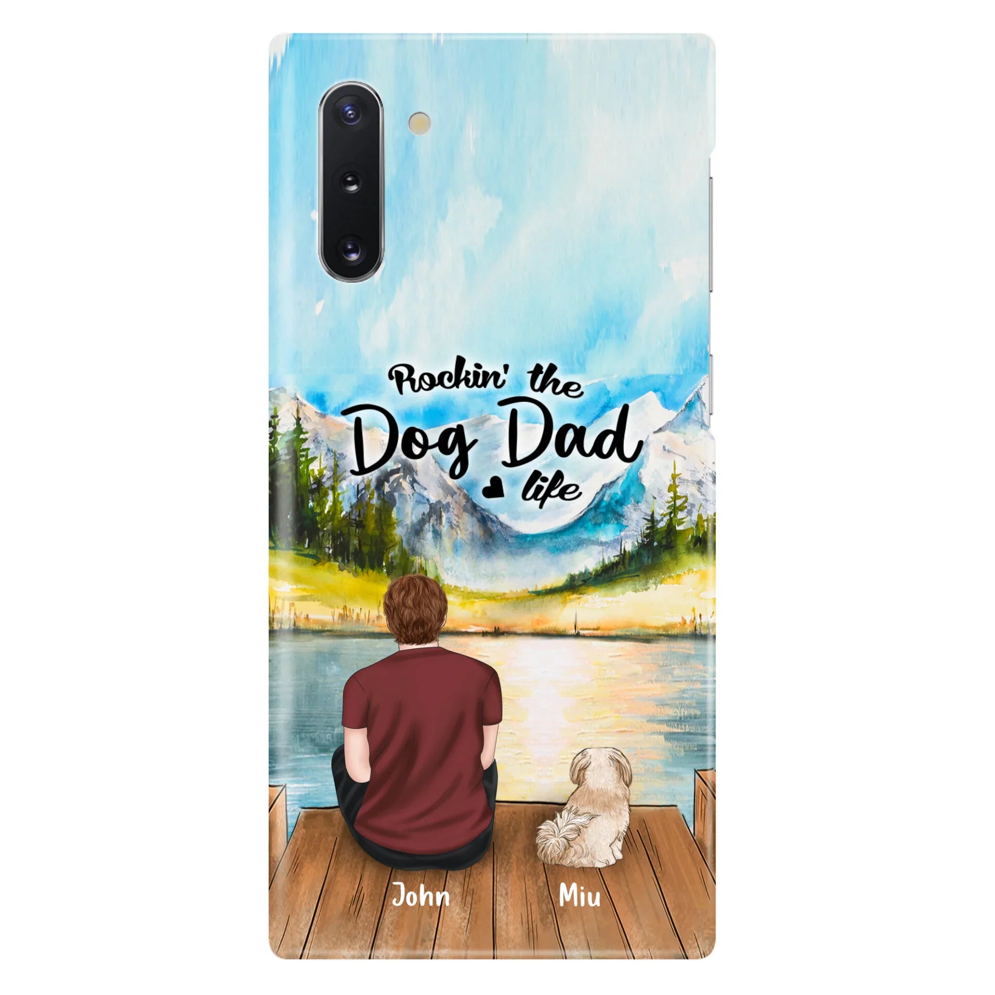 Personalized Pet Mom/Dad Phone Case - Chubby or Slim with up to 7 Pets