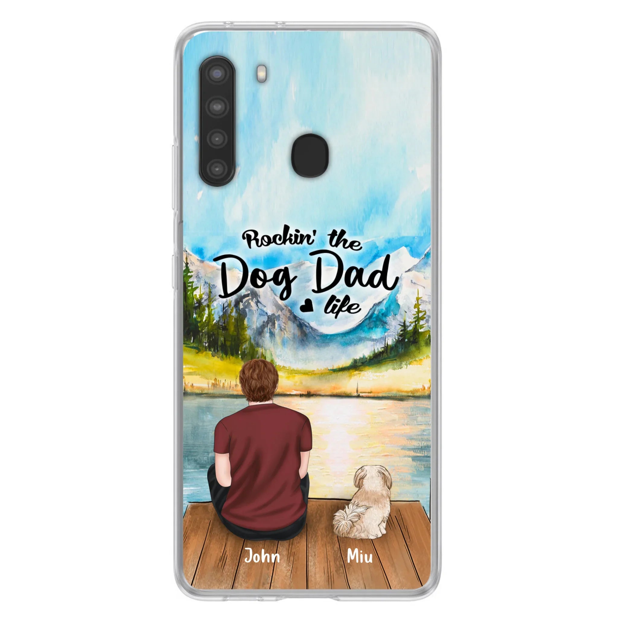 Personalized Pet Mom/Dad Phone Case - Chubby or Slim with up to 7 Pets