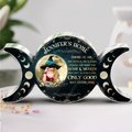 Personalized Wicca Acrylic Plaque - Halloween Gift Idea For Friend/Wiccan Decor/Pagan Decor - Only Good May Enter Here