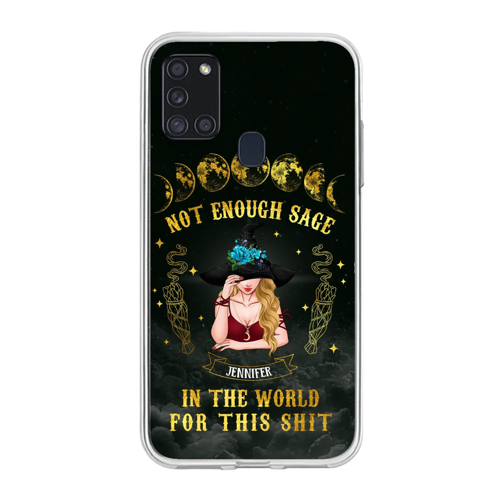 Custom Personalized Witch Phone Case - Gift For Halloween/Witch - Not Enough Sage In The World - Case for iPhone/Samsung