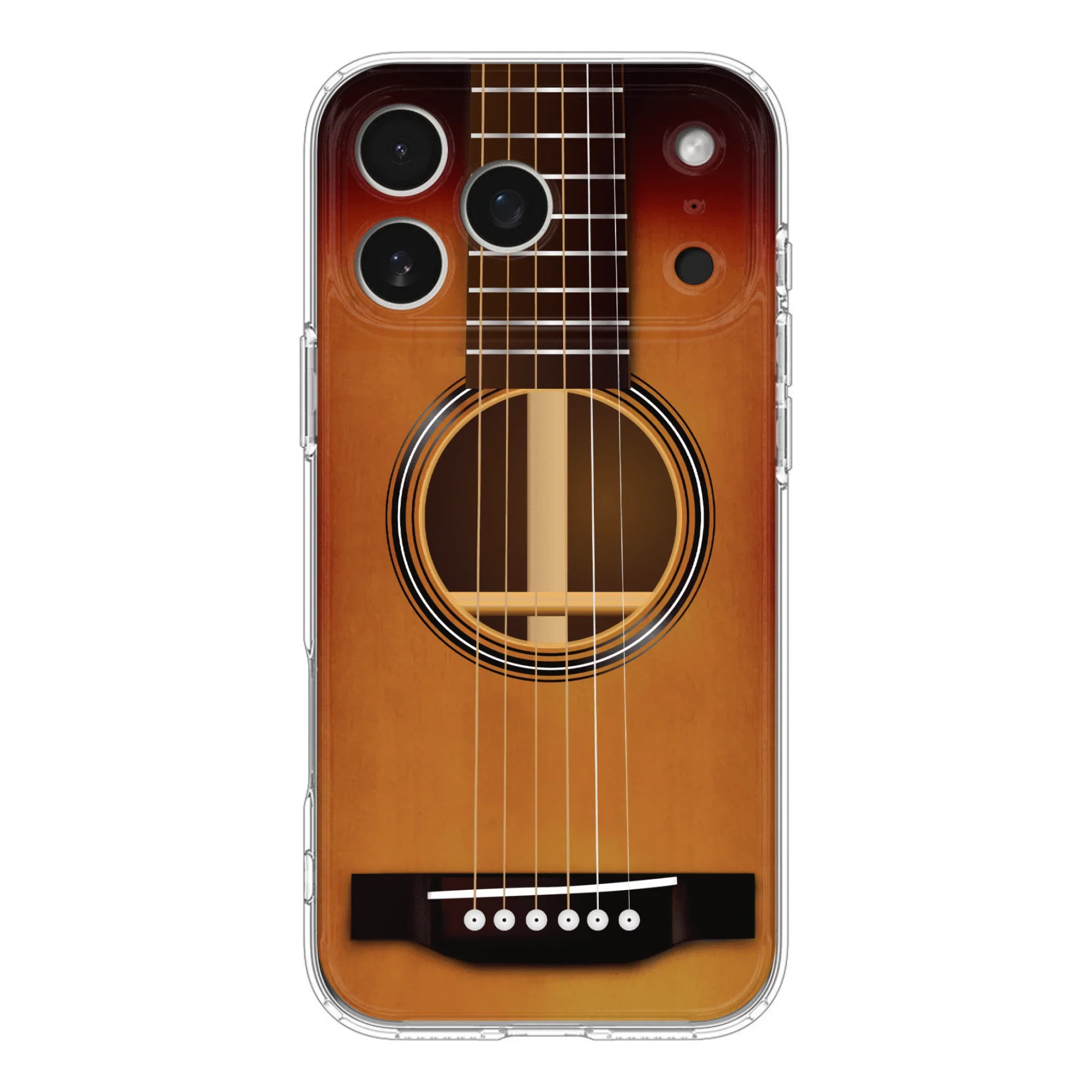 Custom Personalized Acoustic/Electric Guitar Phone Case - Best Gift For Guitarist - Case For iPhone And Samsung