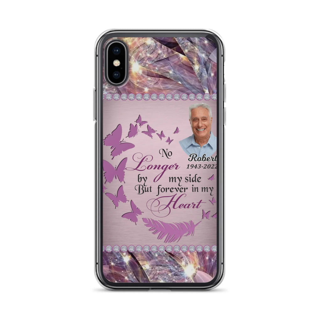 Custom Personalized Memorial Photo iPhone/ Samsung Phone Case - Memorial Gift Idea - No Longer By My Side But Forever In My Heart
