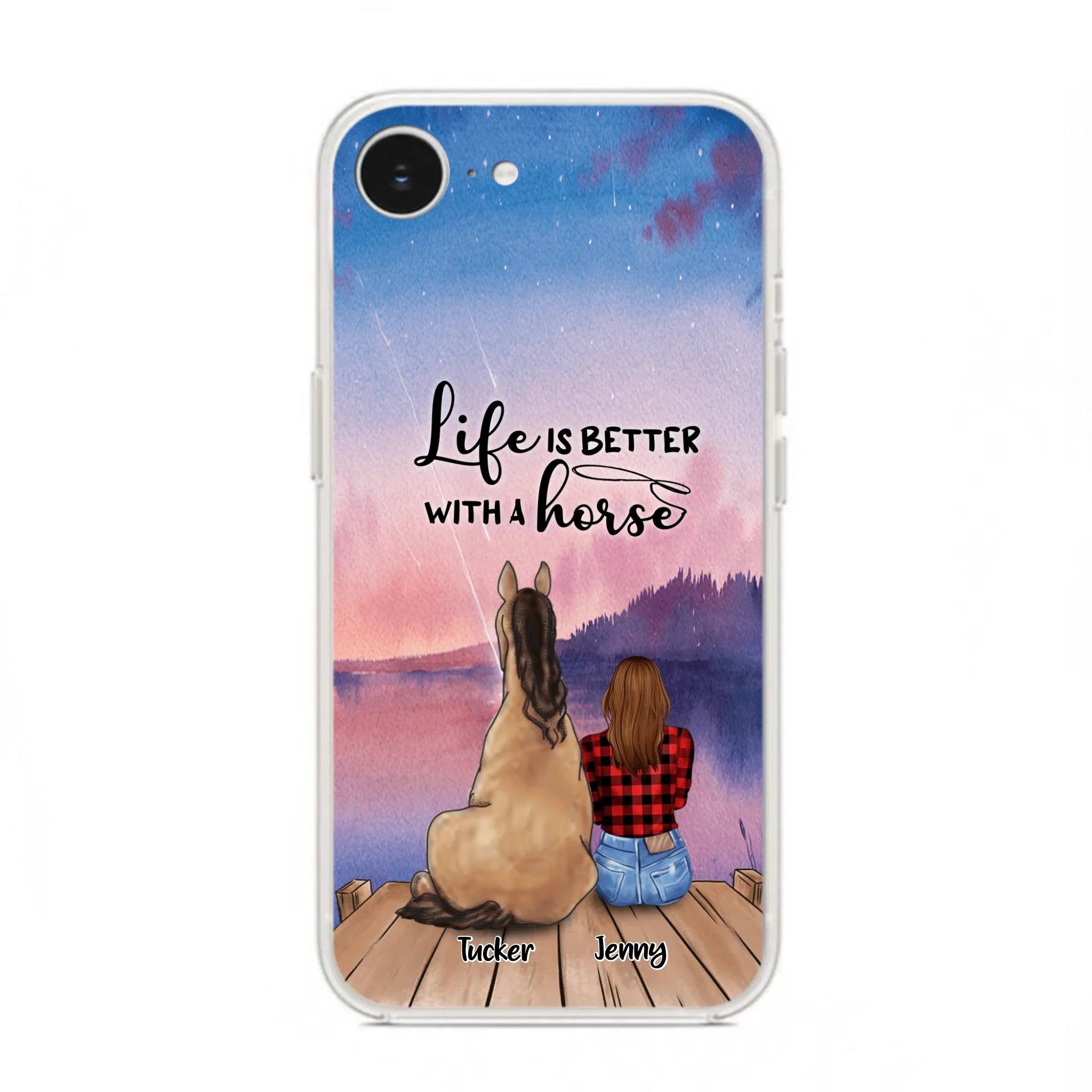 Personalized Horse/Dog Mom Phone Case - Upto 2 Horses and 3 Dogs - 9AGKN2