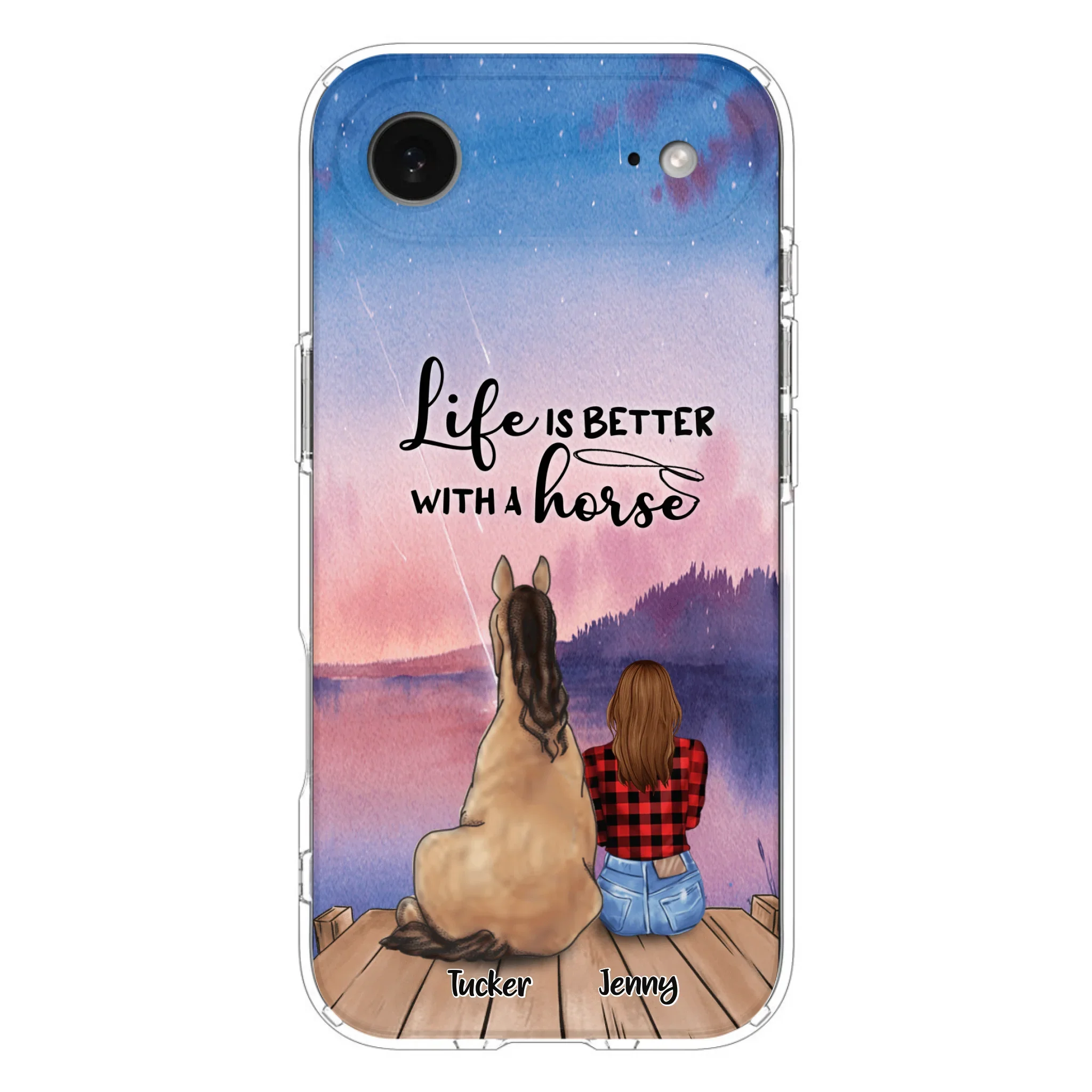 Personalized Horse/Dog Mom Phone Case - Upto 2 Horses and 3 Dogs - 9AGKN2