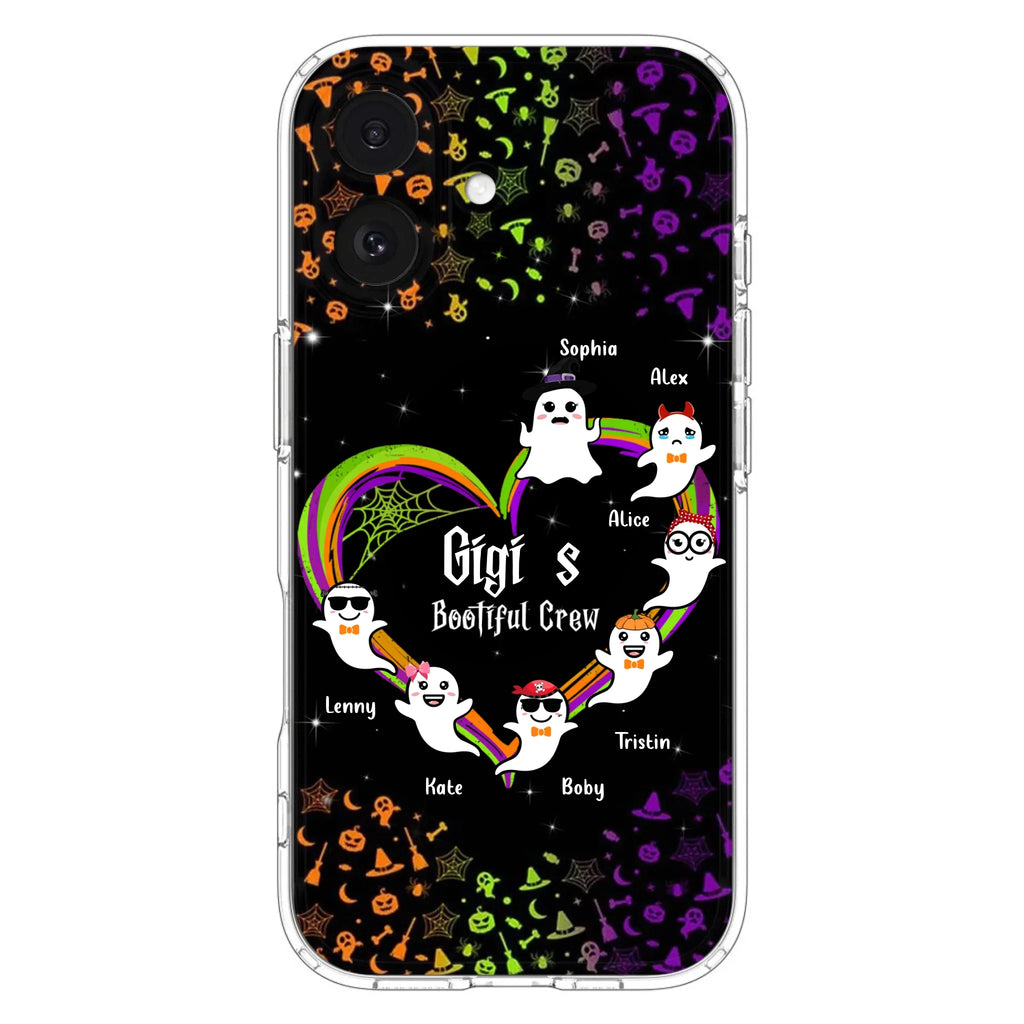 Custom Personalized Gigi's Bootiful Crew Phone Case - Halloween Gift for Grandma - Up to 7 Grandkids - Case For iPhone And Samsung